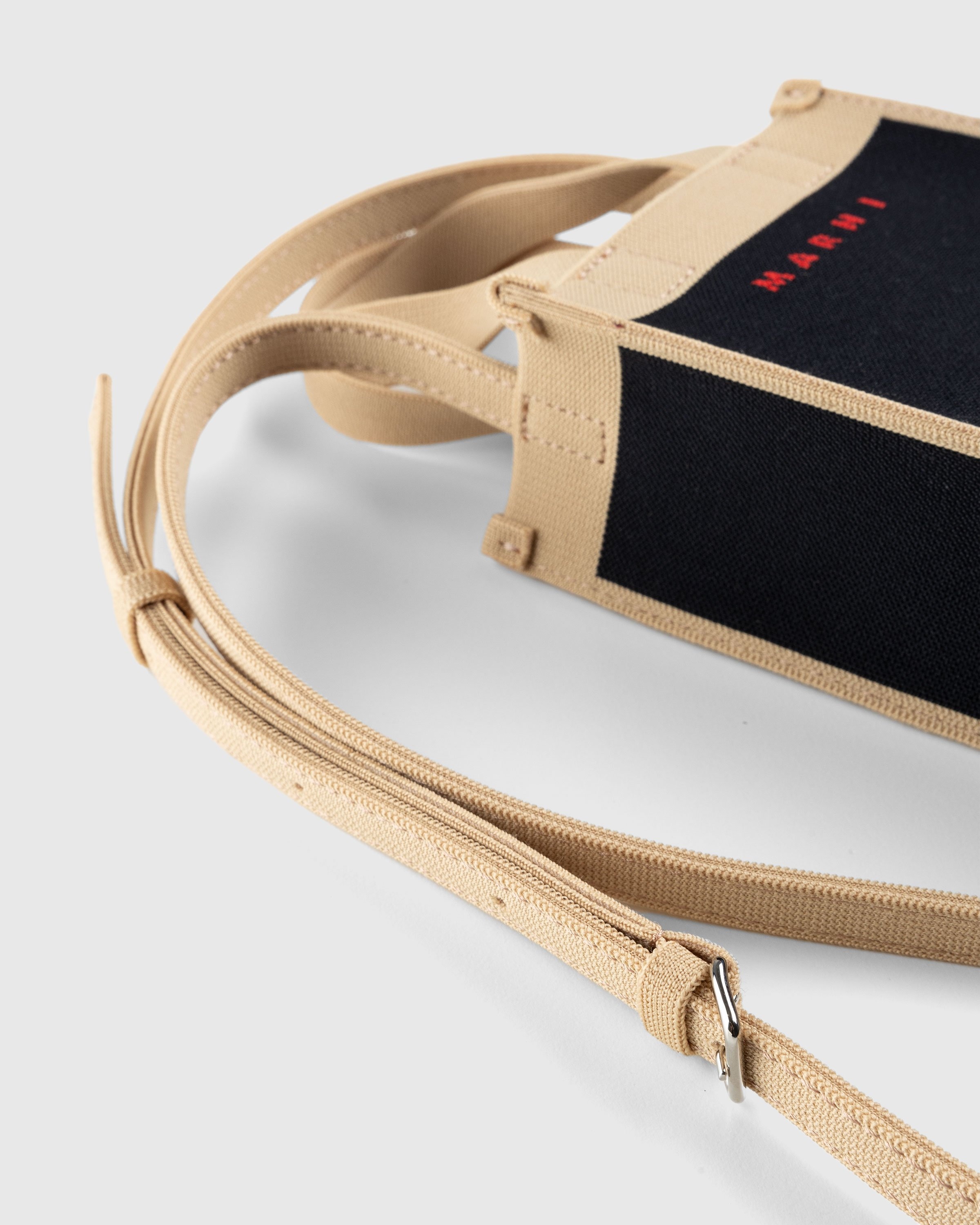 Marni – Crossbody Bag Black/Silk White/Red - Bags - Black - Image 4
