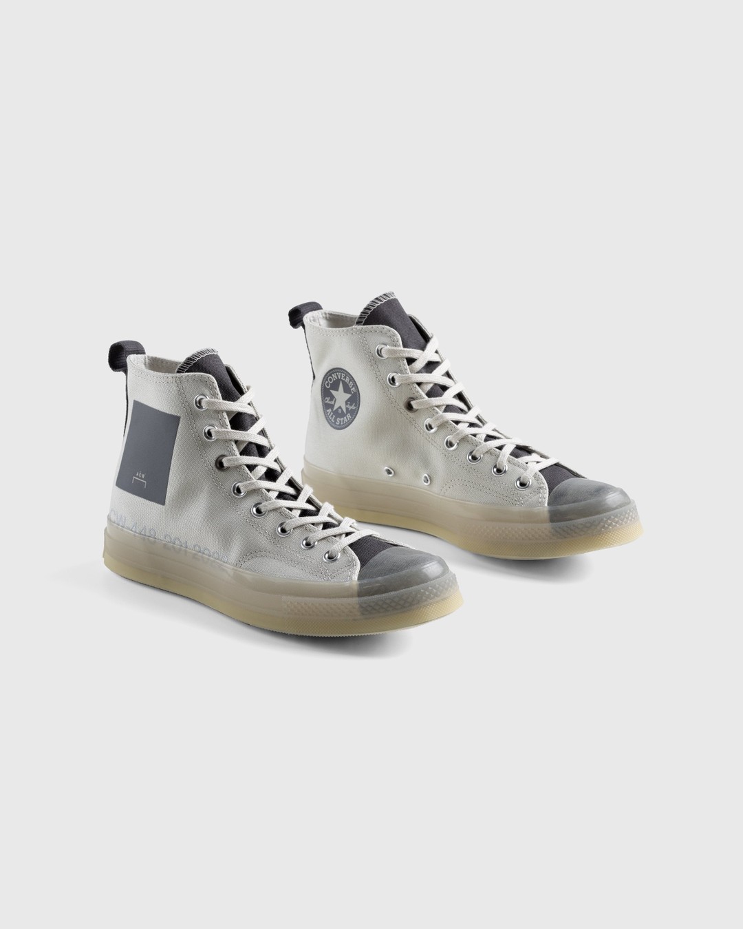 Converse x A-Cold-Wall* – Chuck 70 Hi Silver Birch/Pavement - High Top Sneakers - Grey - Image 3
