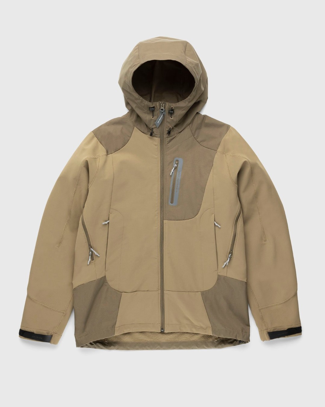 And Wander – Stretch Shell Jacket Dark Beige - Outerwear - Beige - Image 1