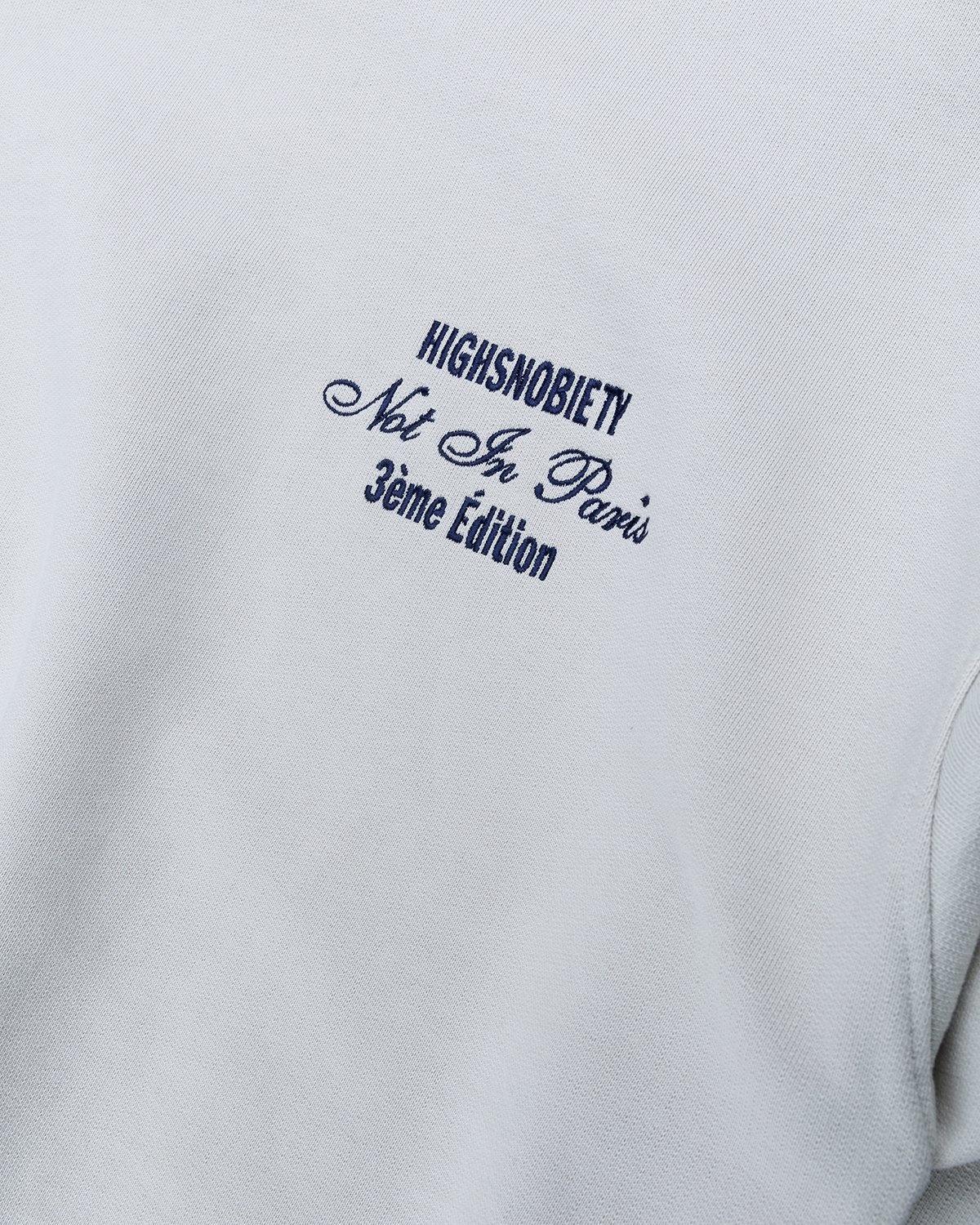 Highsnobiety – Not In Paris 3 Tour Eiffel Crewneck Natural - Sweats - Grey - Image 3