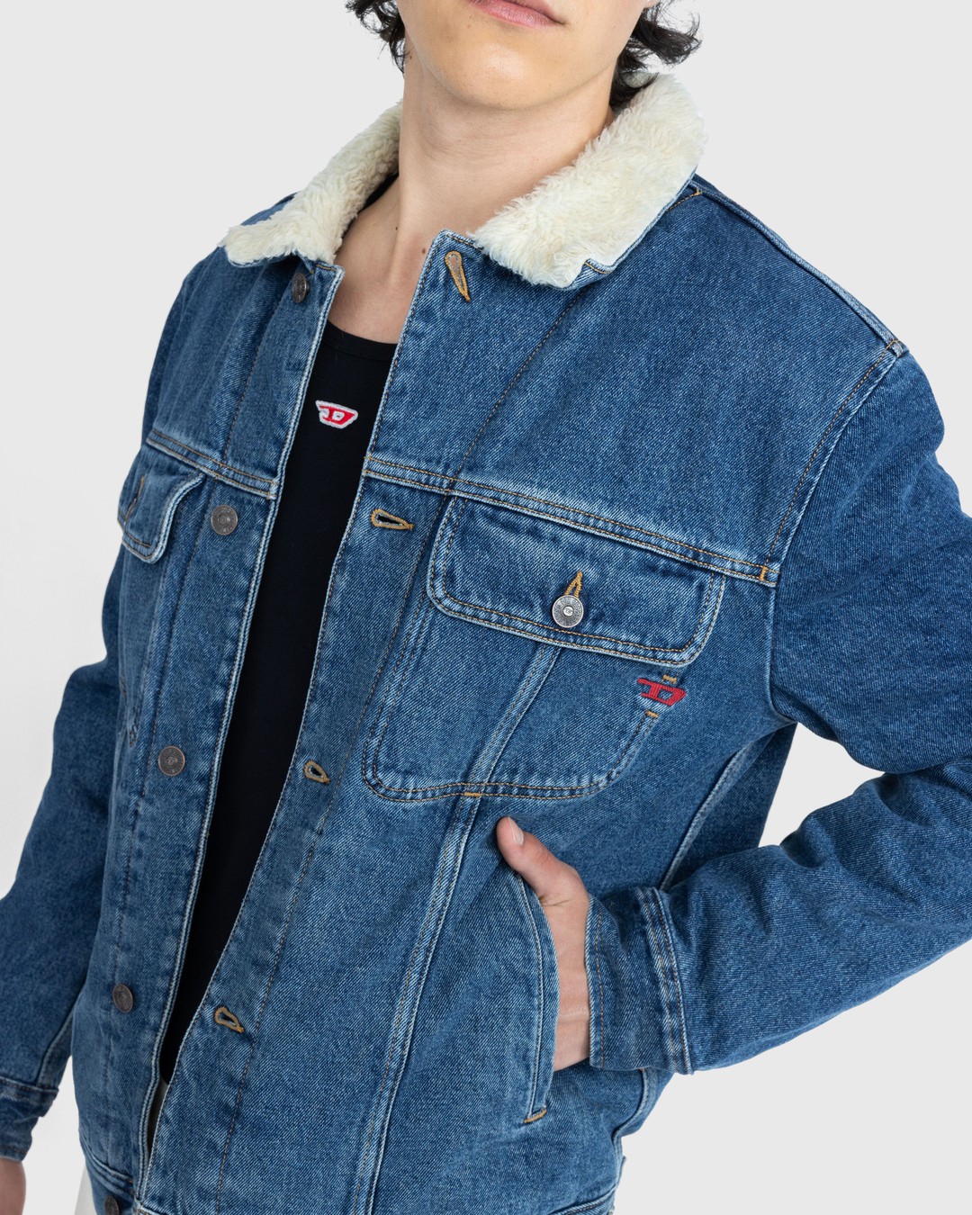 Diesel – D-Barcy-T Jacket Blue - Outerwear - Blue - Image 4