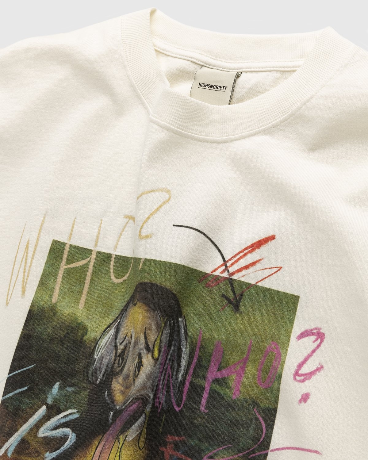 Simon Fujiwara x Highsnobiety – Mona Lisa Longsleeve White - Longsleeves - White - Image 5