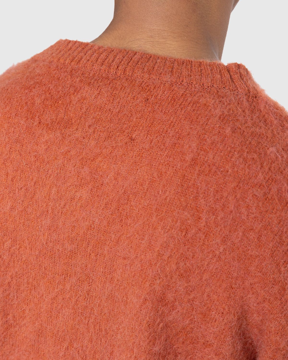 Highsnobiety – Alpaca Cardigan Terracotta - Cardigans - Orange - Image 7