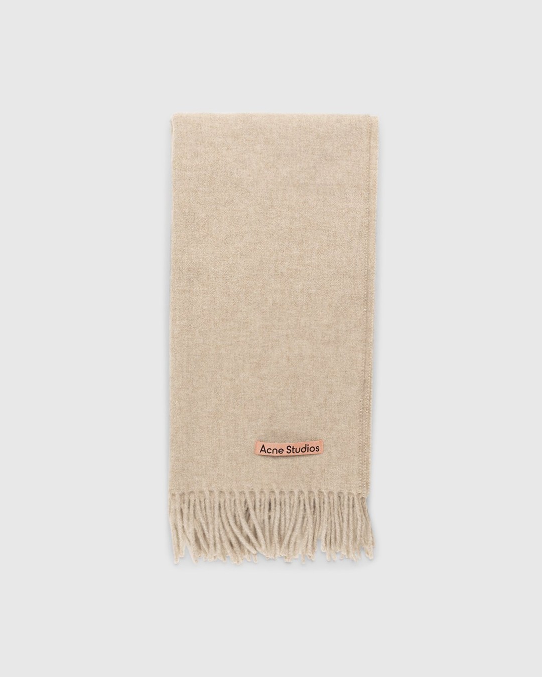 Acne Studios – Canada Narrow Scarf Oatmeal Melange - Scarves - Beige - Image 2