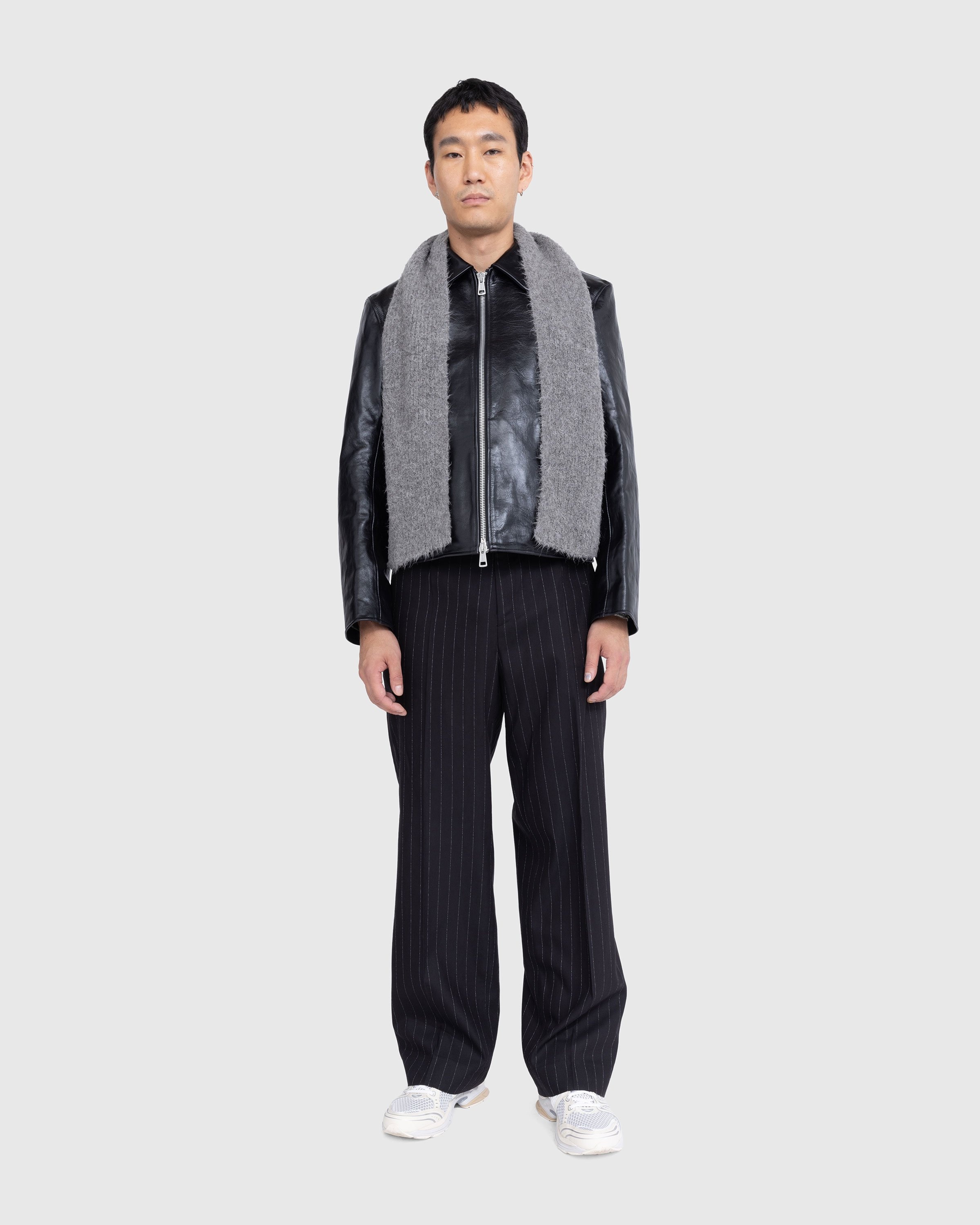 Our Legacy – Borrowed Chino Black Chalk Stripe - Pants - Black - Image 2