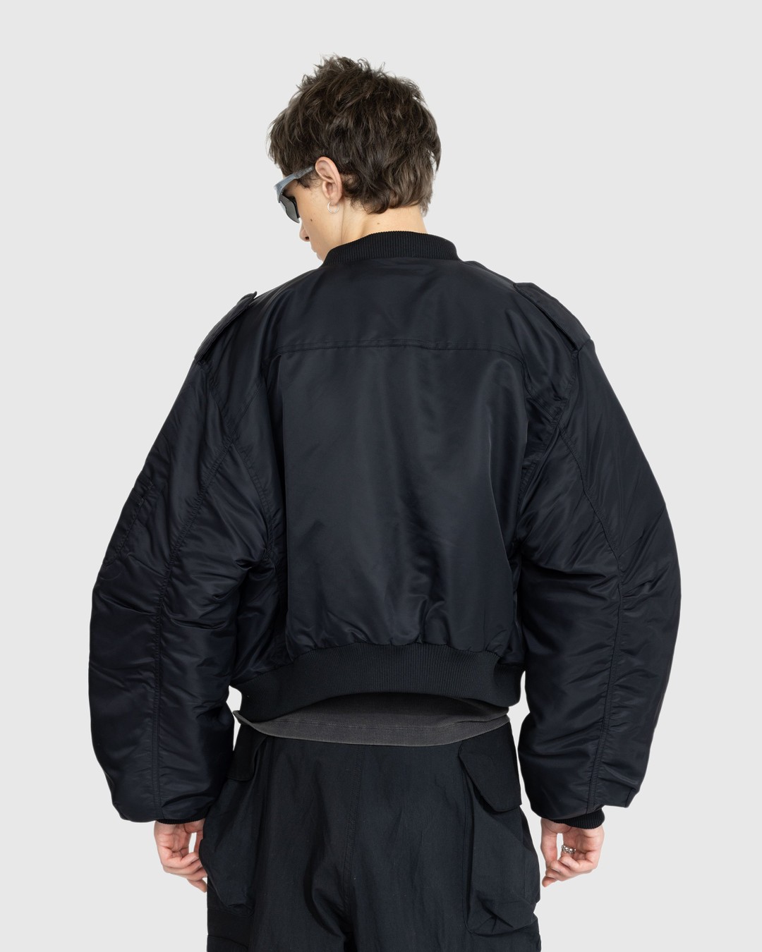 Entire Studios – A-2 Bomber Oil - Outerwear - Blue - Image 3