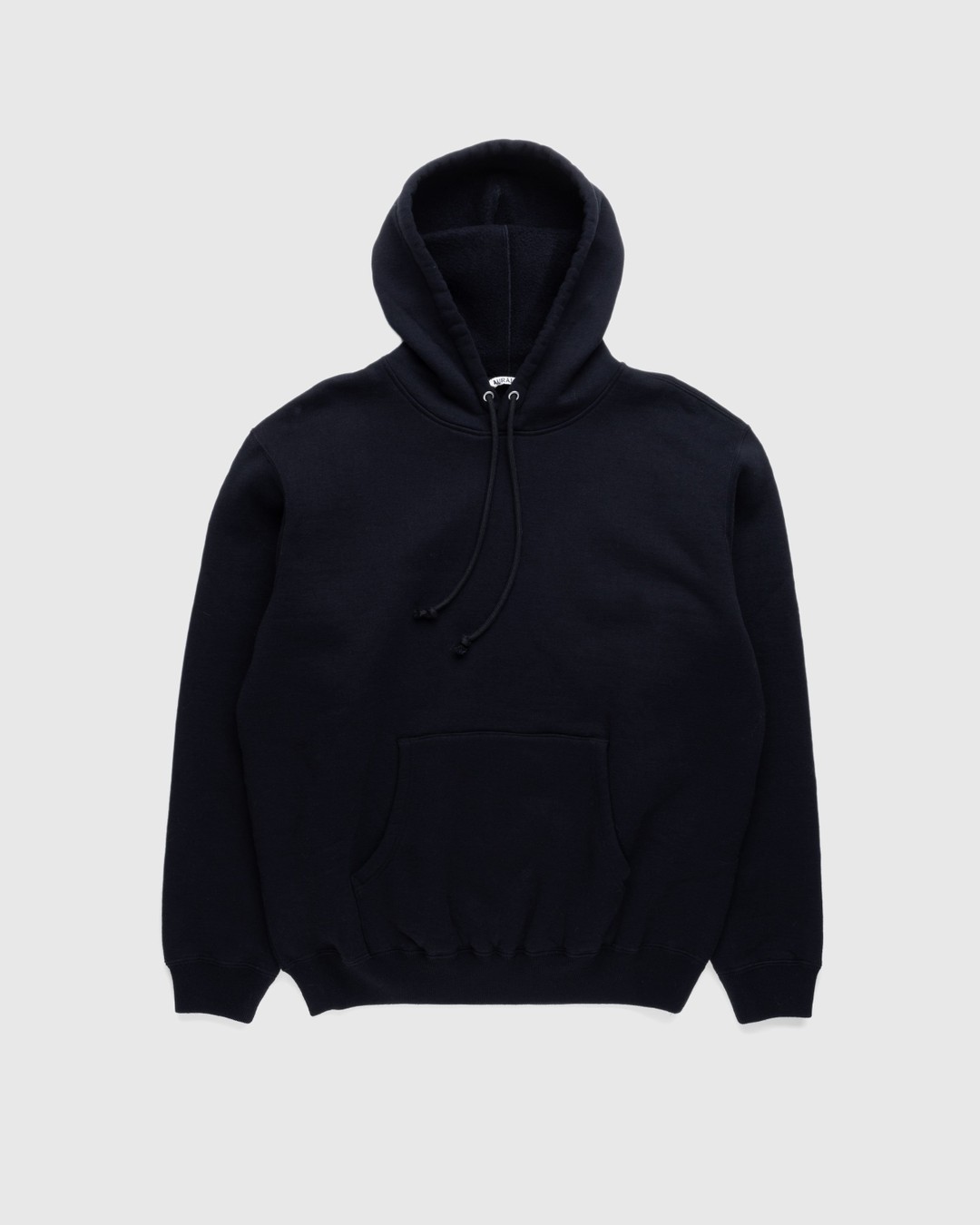 Auralee Smooth Soft Pullover Hoodie Black Highsnobiety Shop