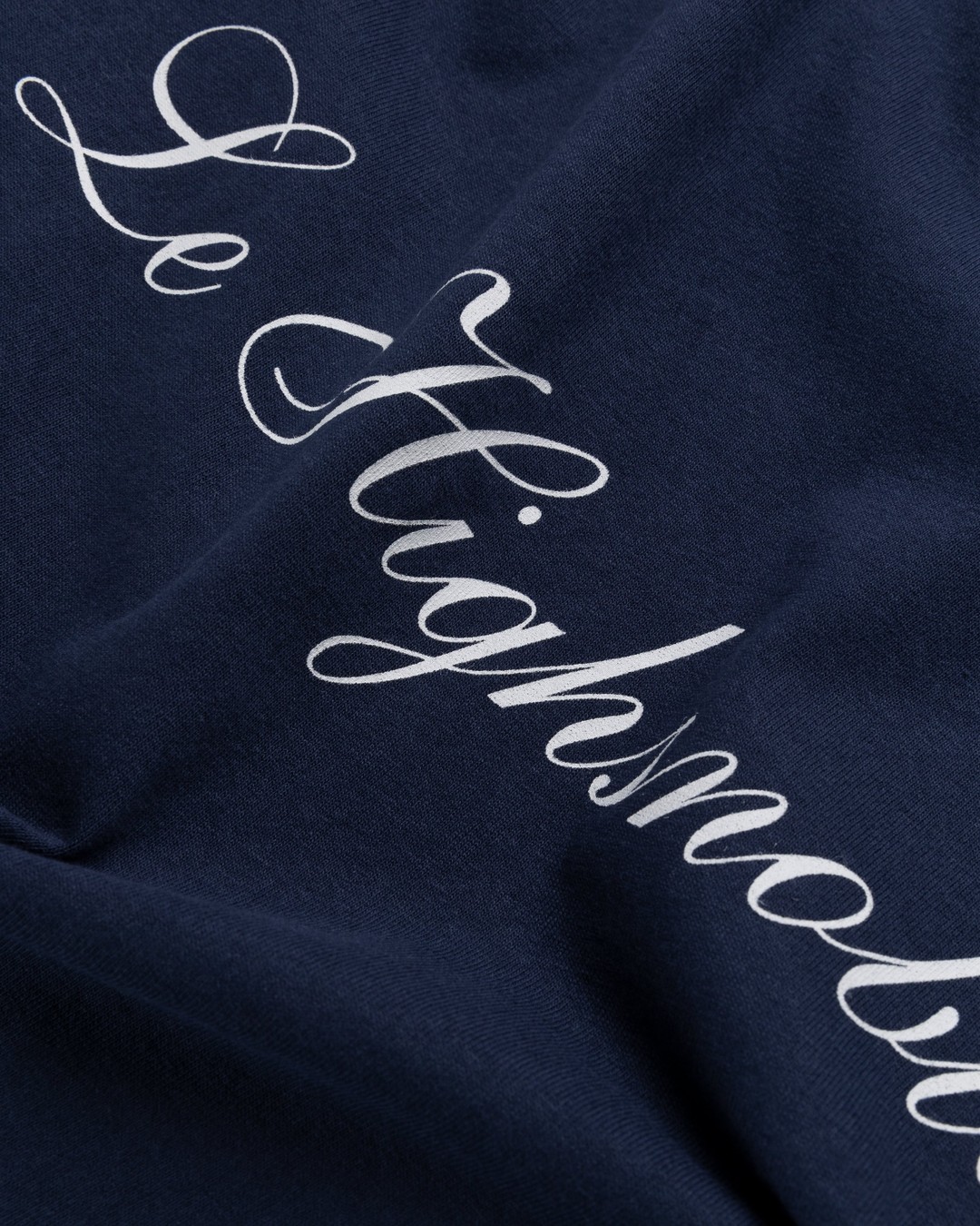 Highsnobiety – Not In Paris 4 Logo T-Shirt Navy - T-shirts - Blue - Image 4