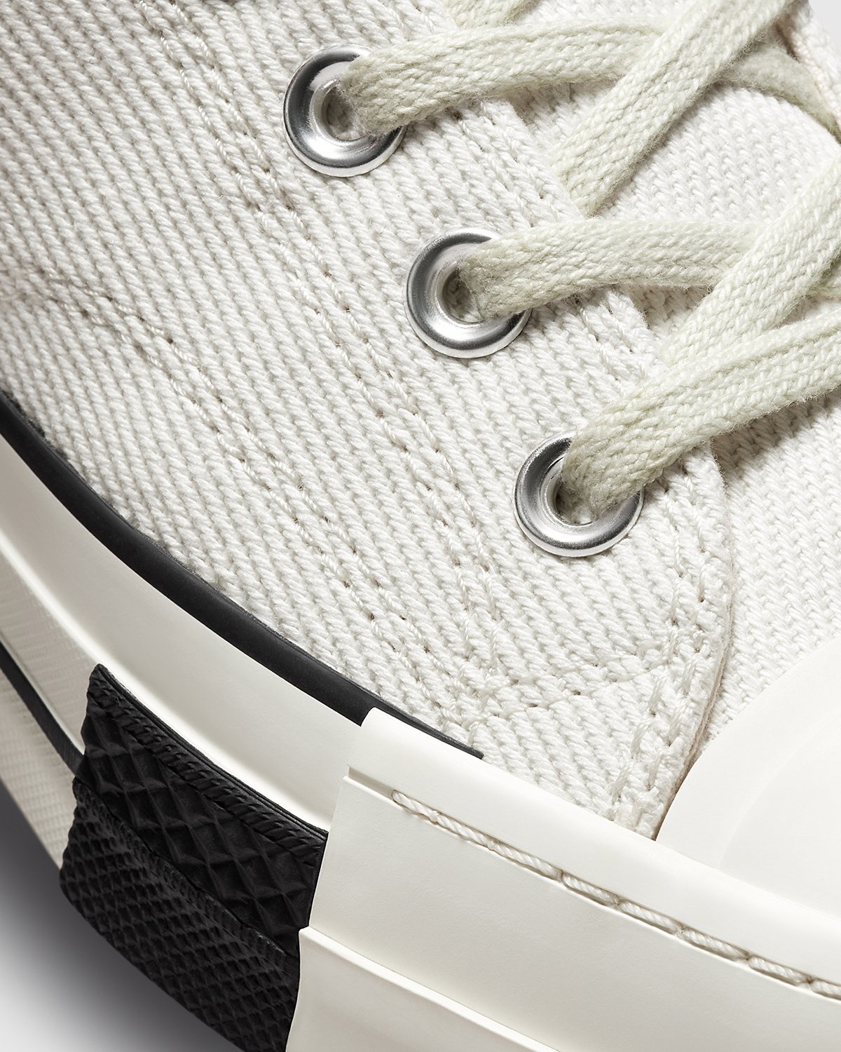 Converse x Rick Owens – DRKSTAR Chuck 70 High Lily White Egret Black - Sneakers - White - Image 8