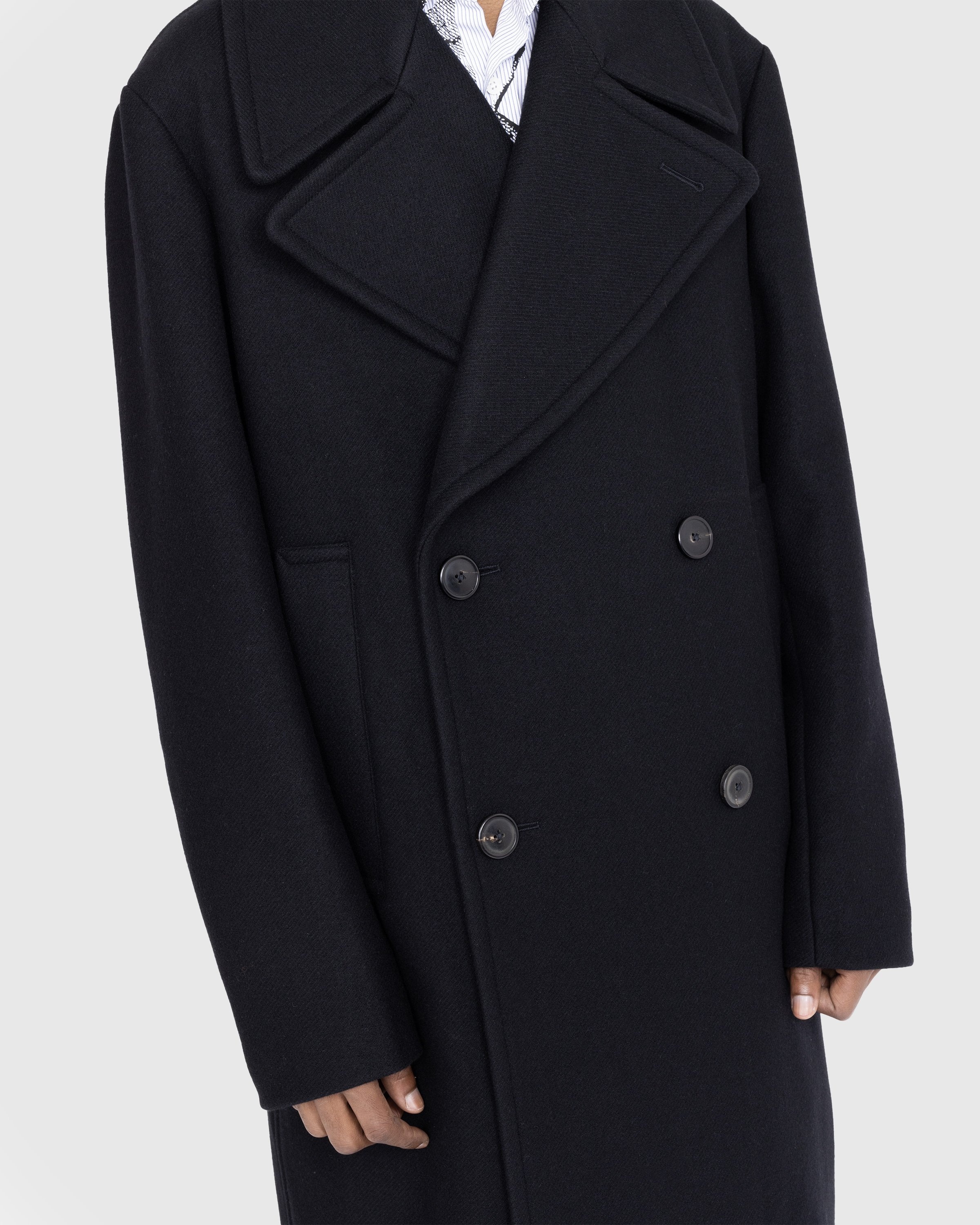 Dries van Noten – Raven Coat Black - Outerwear - Black - Image 4