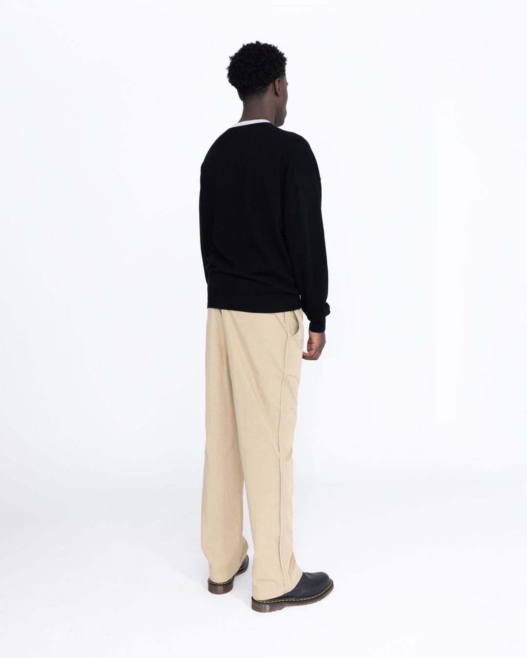 Highsnobiety HS05 – Cashmere Crew Sweater Black - Knitwear - Black - Image 5