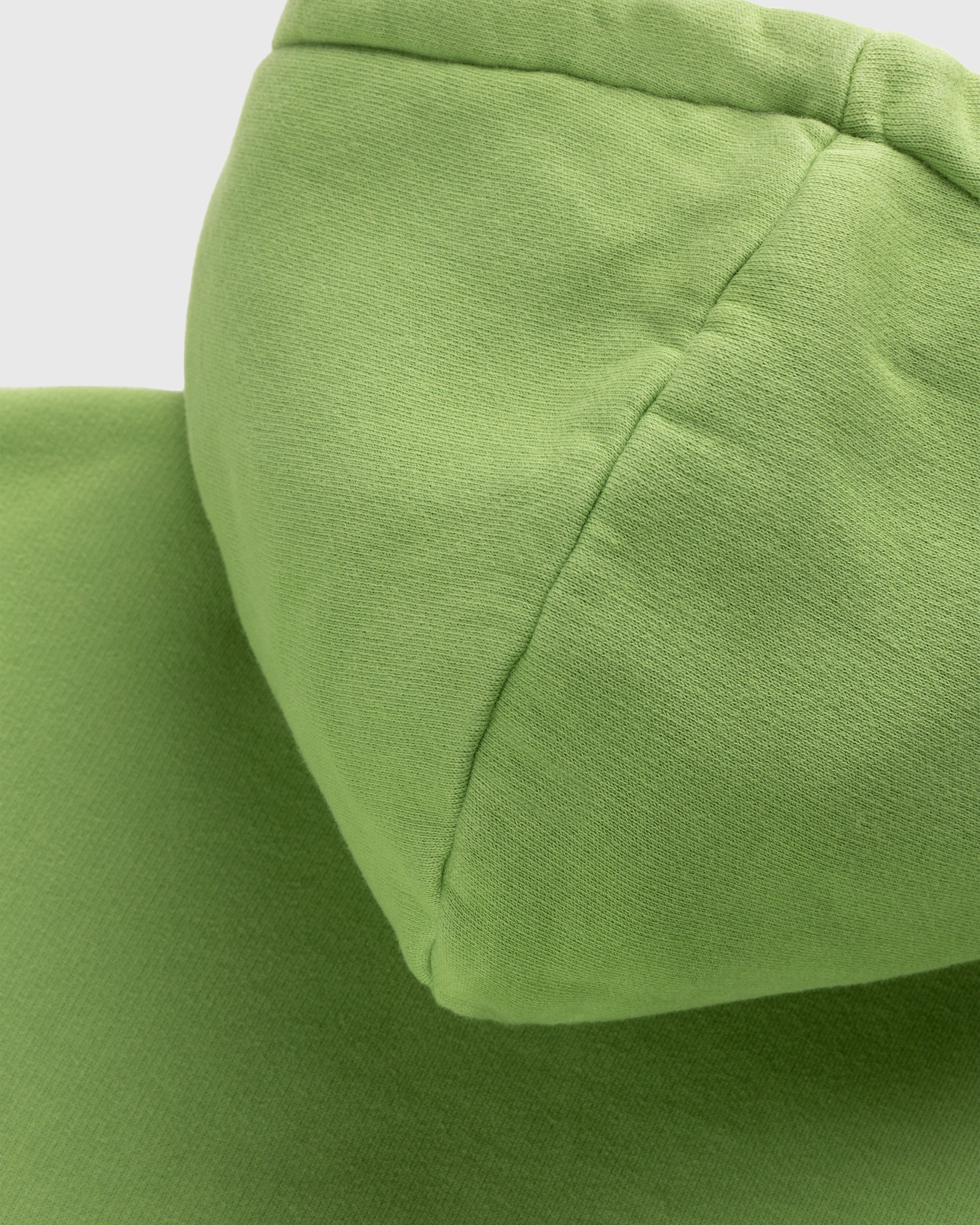 Winnie New York – Cotton Fleece Hoodie Green - Sweats - Green - Image 3