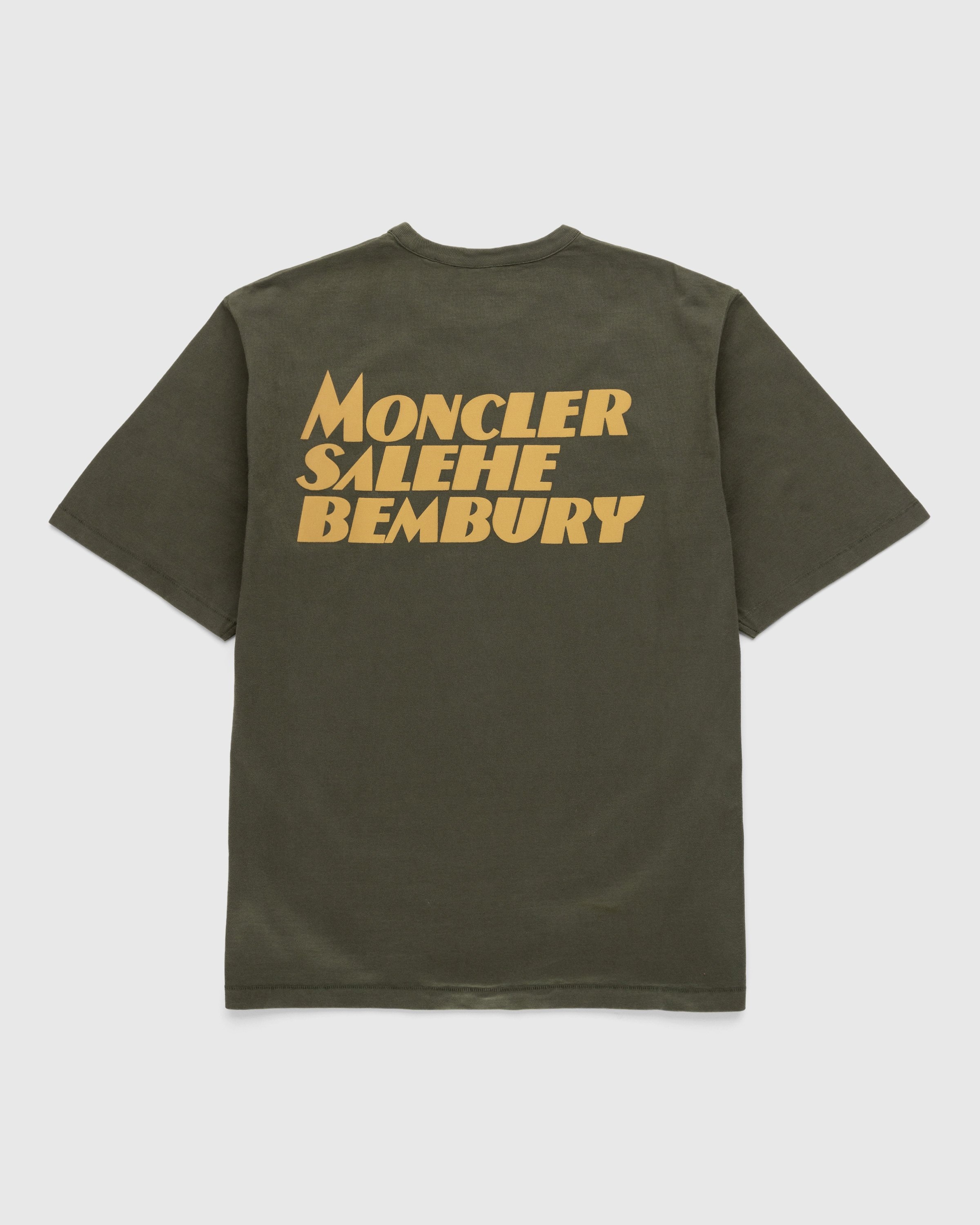 Moncler x Salehe Bembury – Logo T-Shirt Green | Highsnobiety Shop