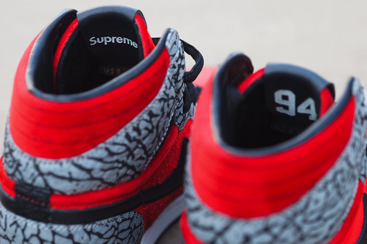 supreme nike sb air jordan 1 high red cement release date price BespokeIND nike air jordan 1