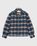 Shaggy Plaid Shirt Red/Blue