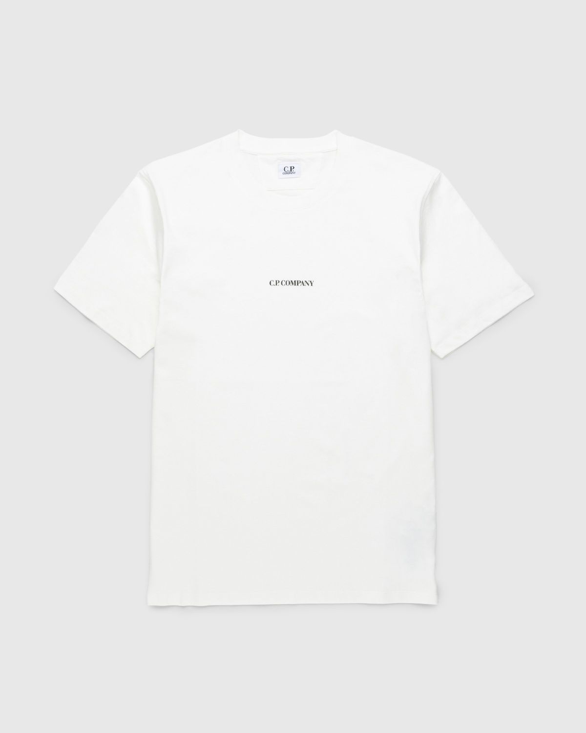 C.P. Company – 30/1 Logo T-Shirt White - Tops - White - Image 1