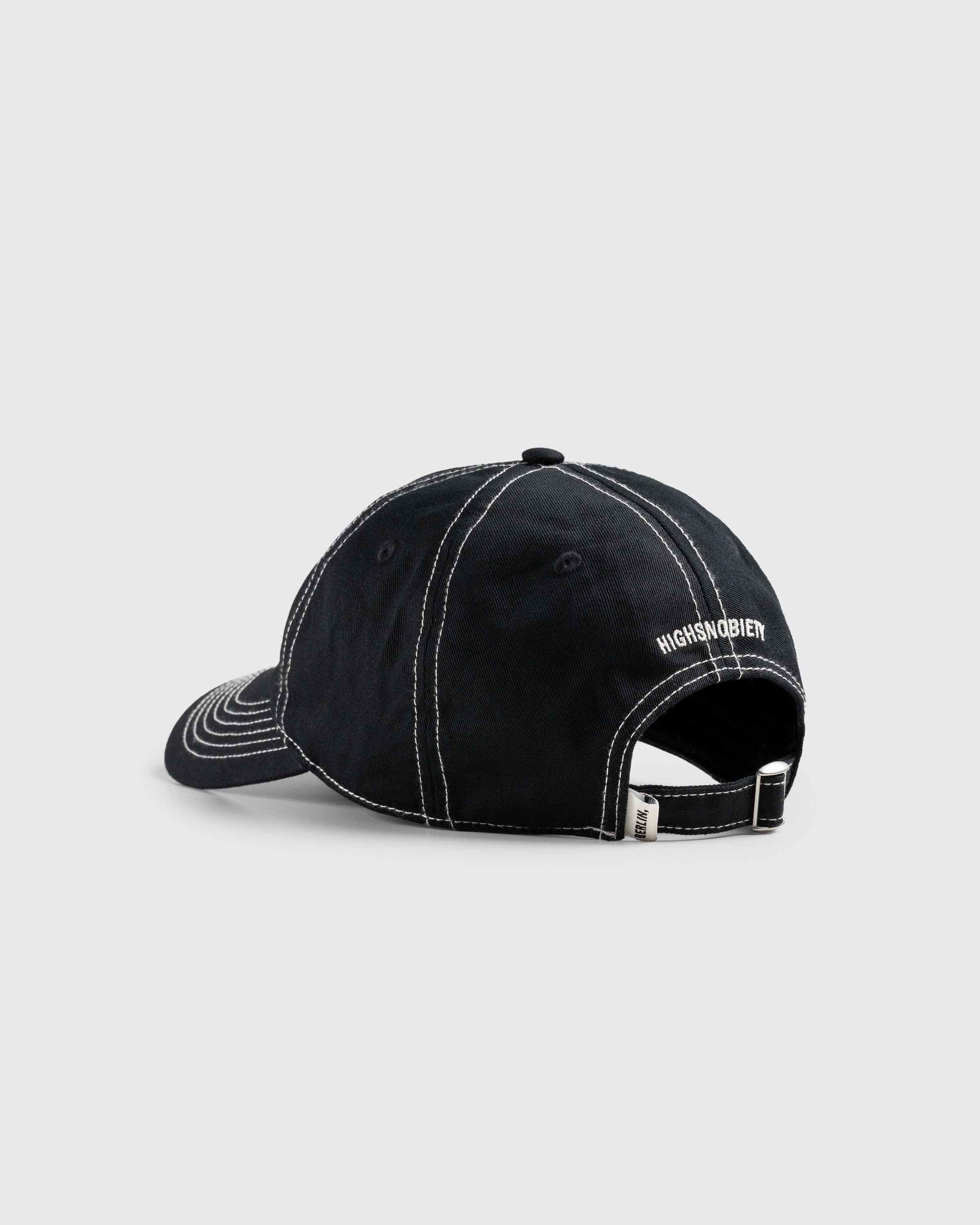 Neue Nationalgalerie x Highsnobiety – BERLIN, BERLIN 3 Cap Black - Hats - Black - Image 3