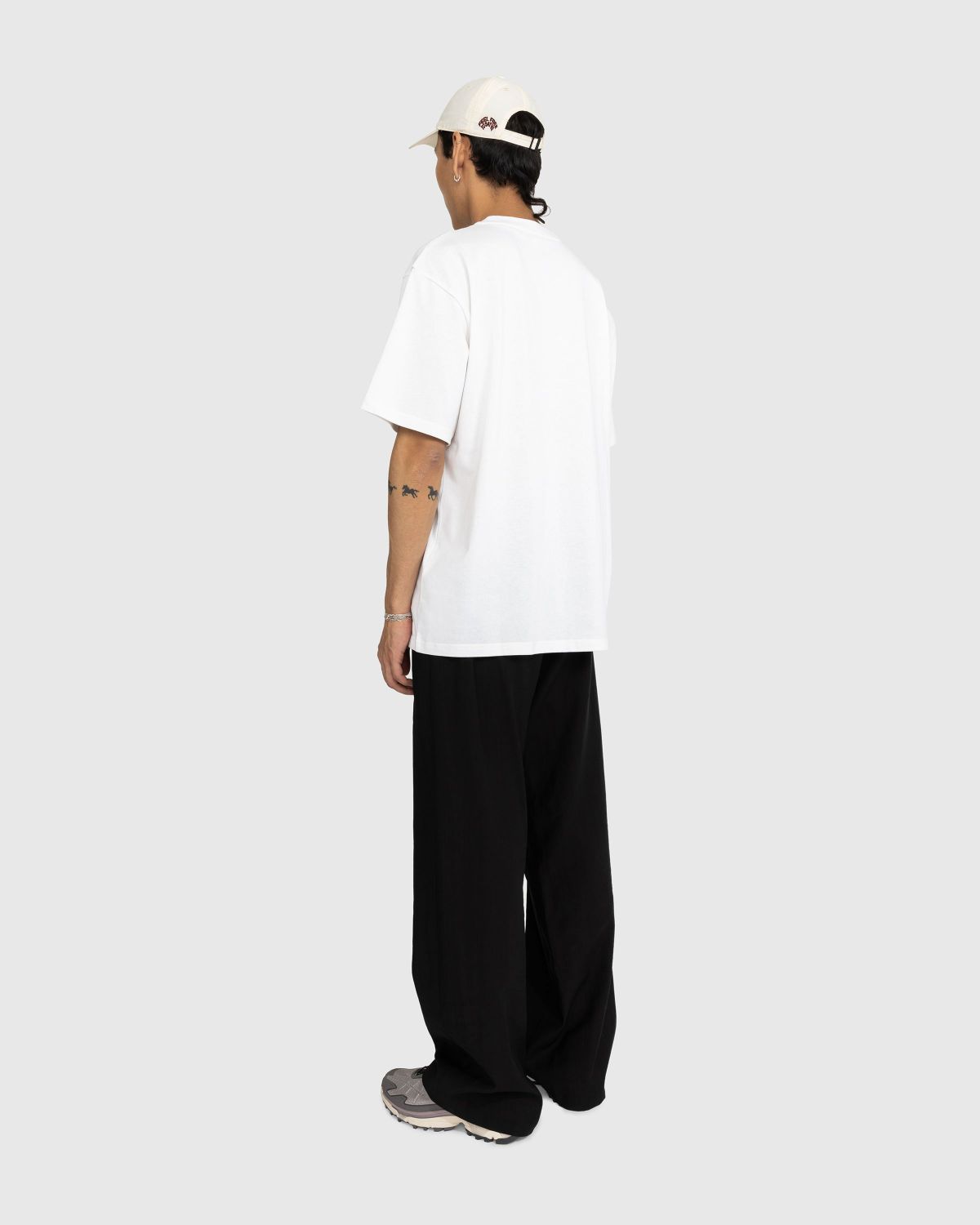 J.W. Anderson – Profile Stud Chest Pocket T-Shirt White - Tops - White - Image 4