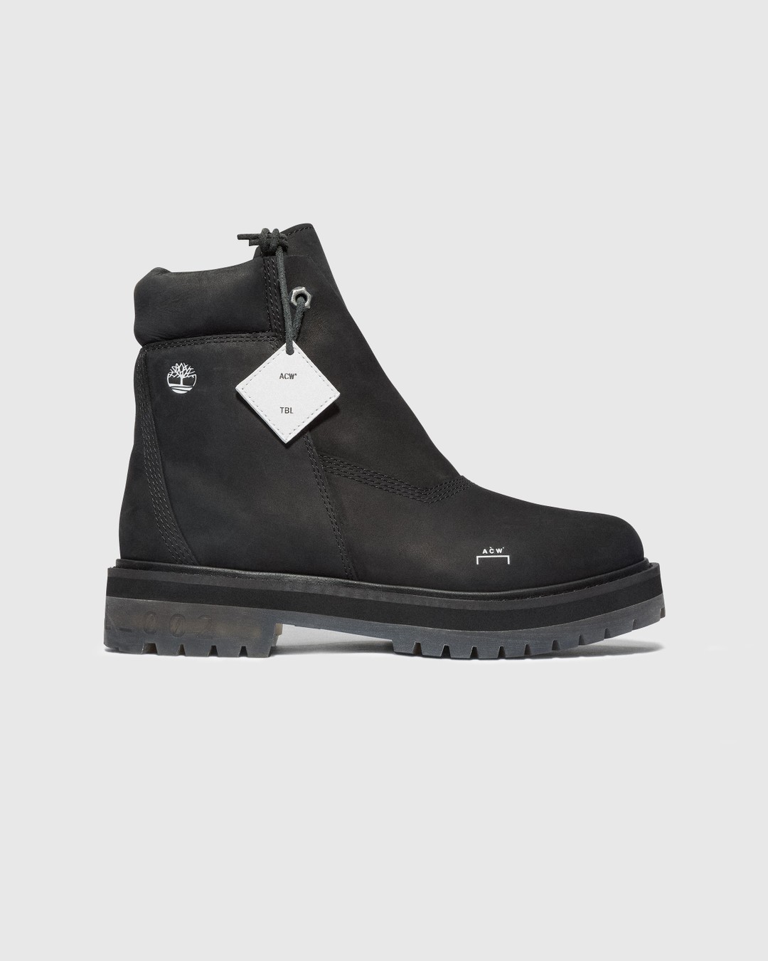 A Cold Wall x Timberland 6 Inch Side Zip Boot Jet Black
