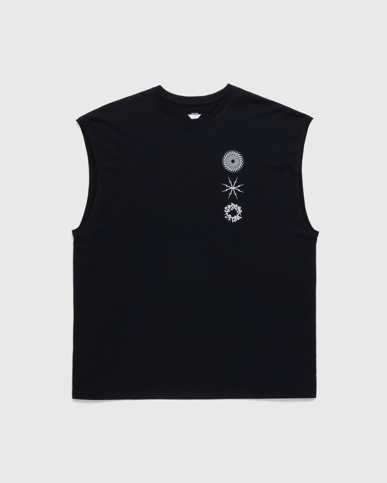 ACRONYM – S25-PR-C Pima Cotton Sleeveless T-Shirt Black