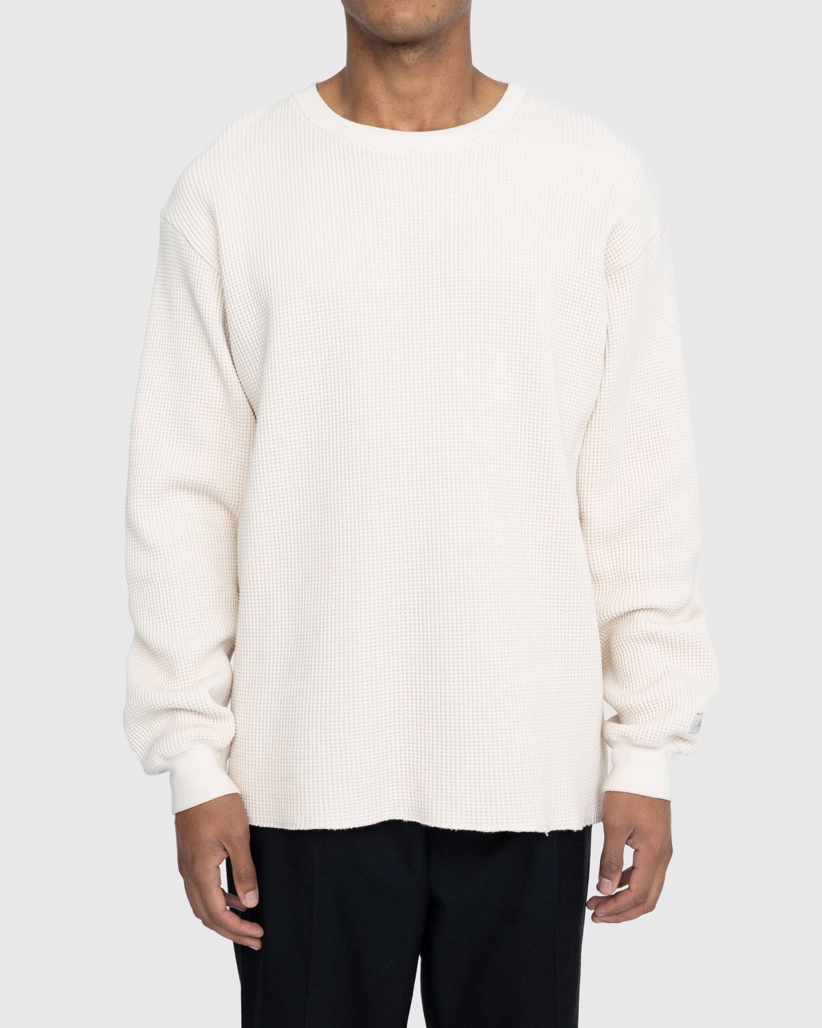 Highsnobiety – Thermal Crew Eggshell - Sweats - Beige - Image 2