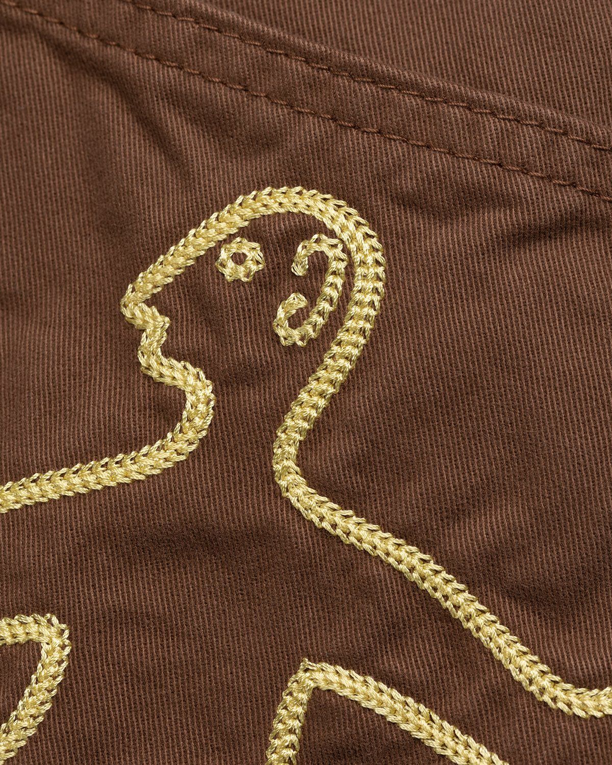 Carne Bollente – The Back Bump Trouser Brown - Pants - Brown - Image 9
