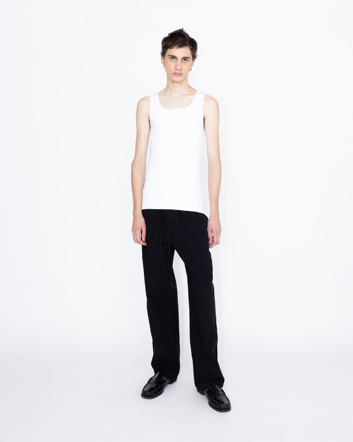 Highsnobiety HS05 – Reverse Piping Elastic Trouser Black - Pants - Black - Image 5