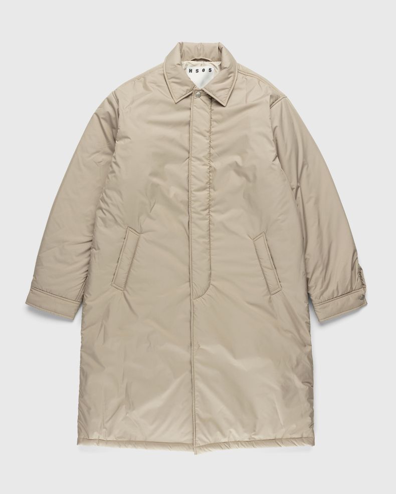Highsnobiety HS05 – Light Insulated Eco-Poly Trench Coat Beige