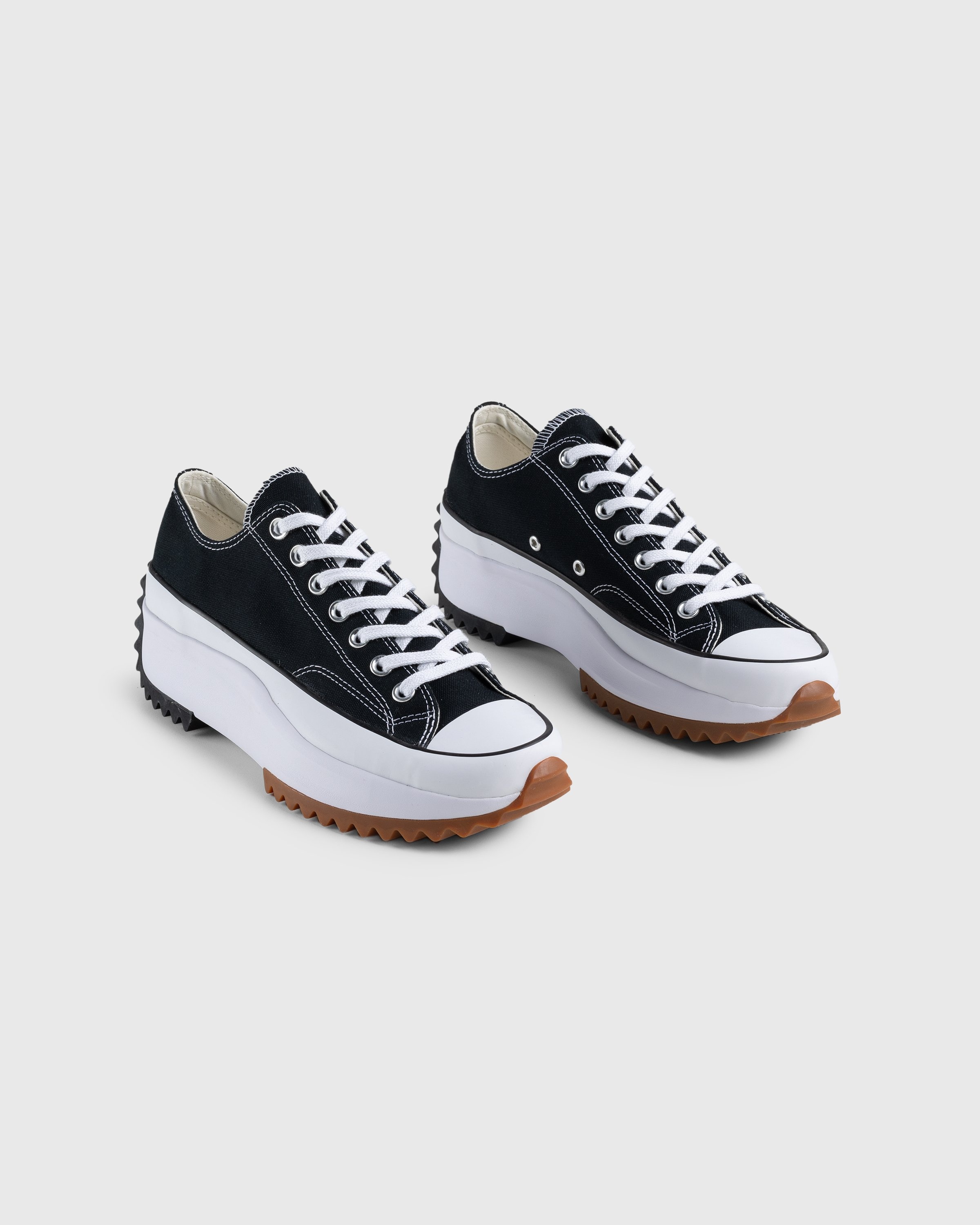 Converse Run Star Hike Canvas Platform Low Black White Gum