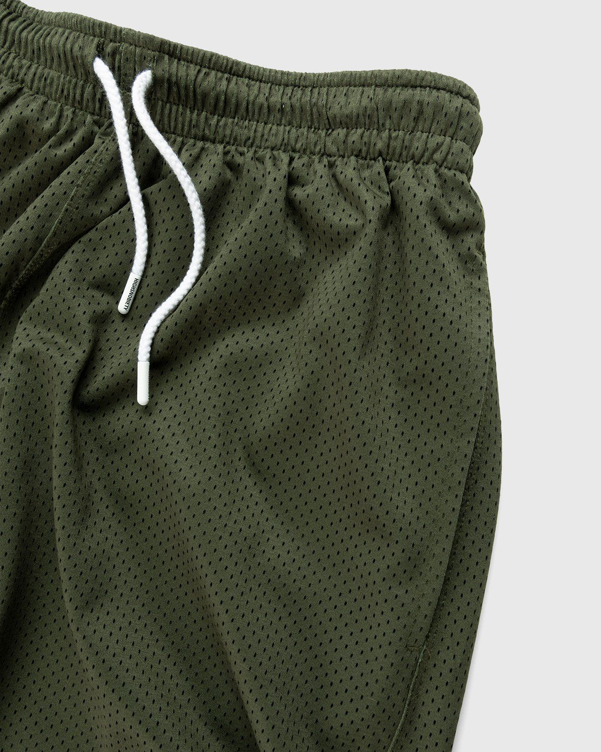 Highsnobiety – HS Sports Reversible Mesh Shorts Black/Khaki - Short Cuts - Green - Image 7