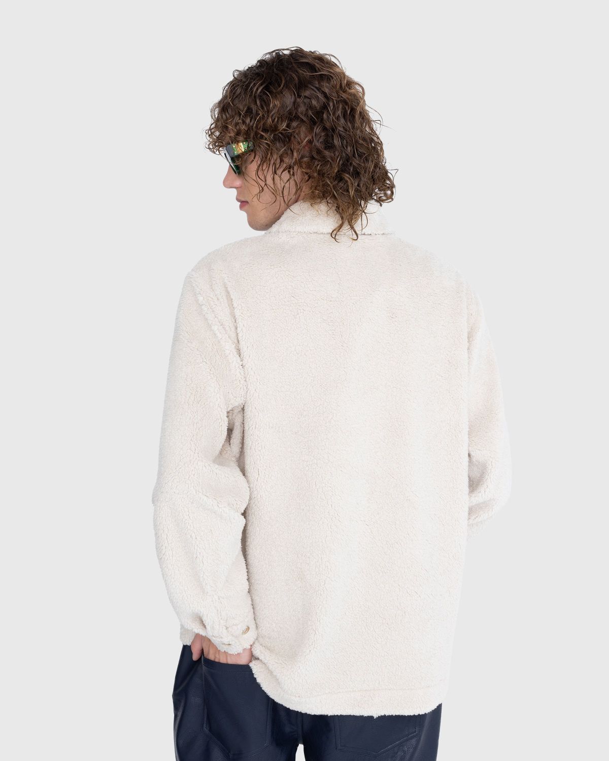 Séfr – Sense Overshirt Polar White Fleece - Outerwear - White - Image 3