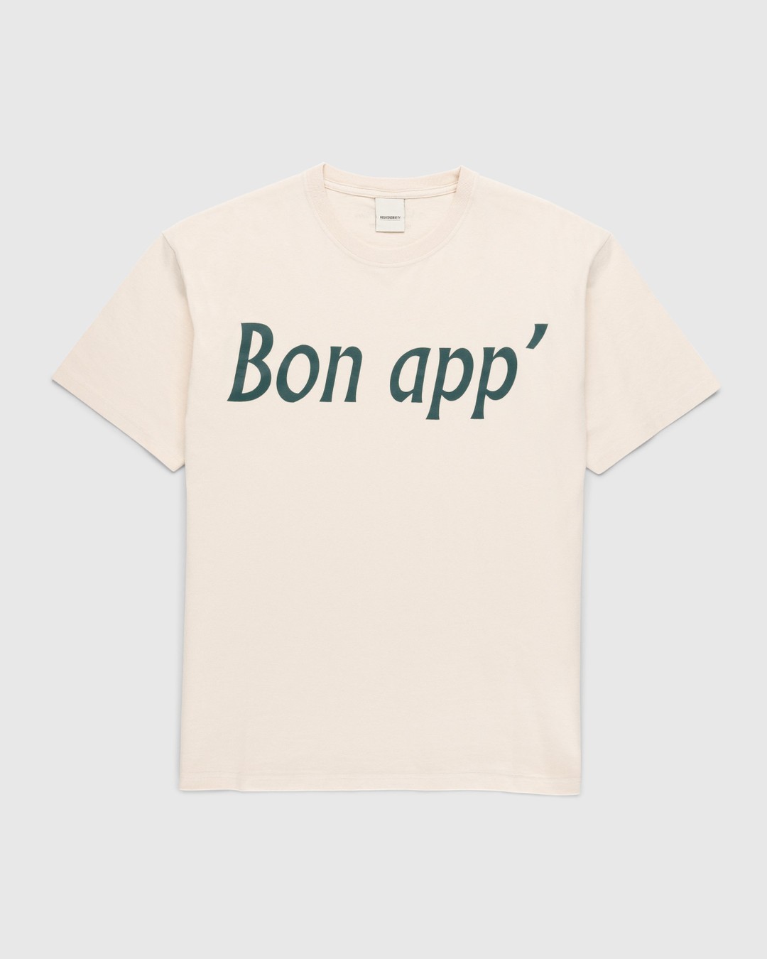 Highsnobiety – Not in Paris 5 Short Sleeve T-Shirt Beige - Tops - Beige - Image 1