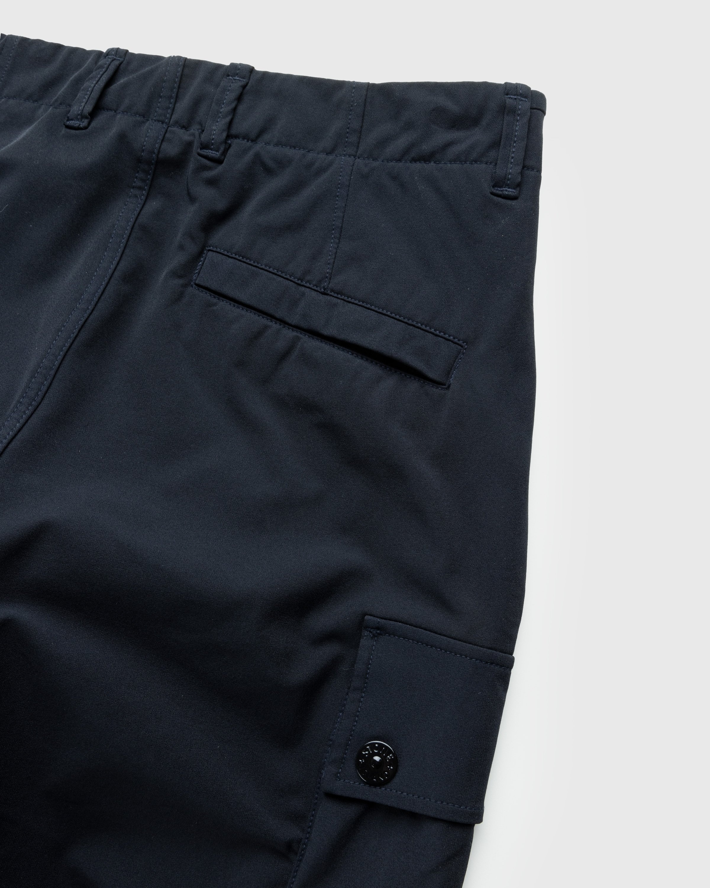 Stone Island – Nylon Cargo Pants Navy Blue - Pants - Blue - Image 4