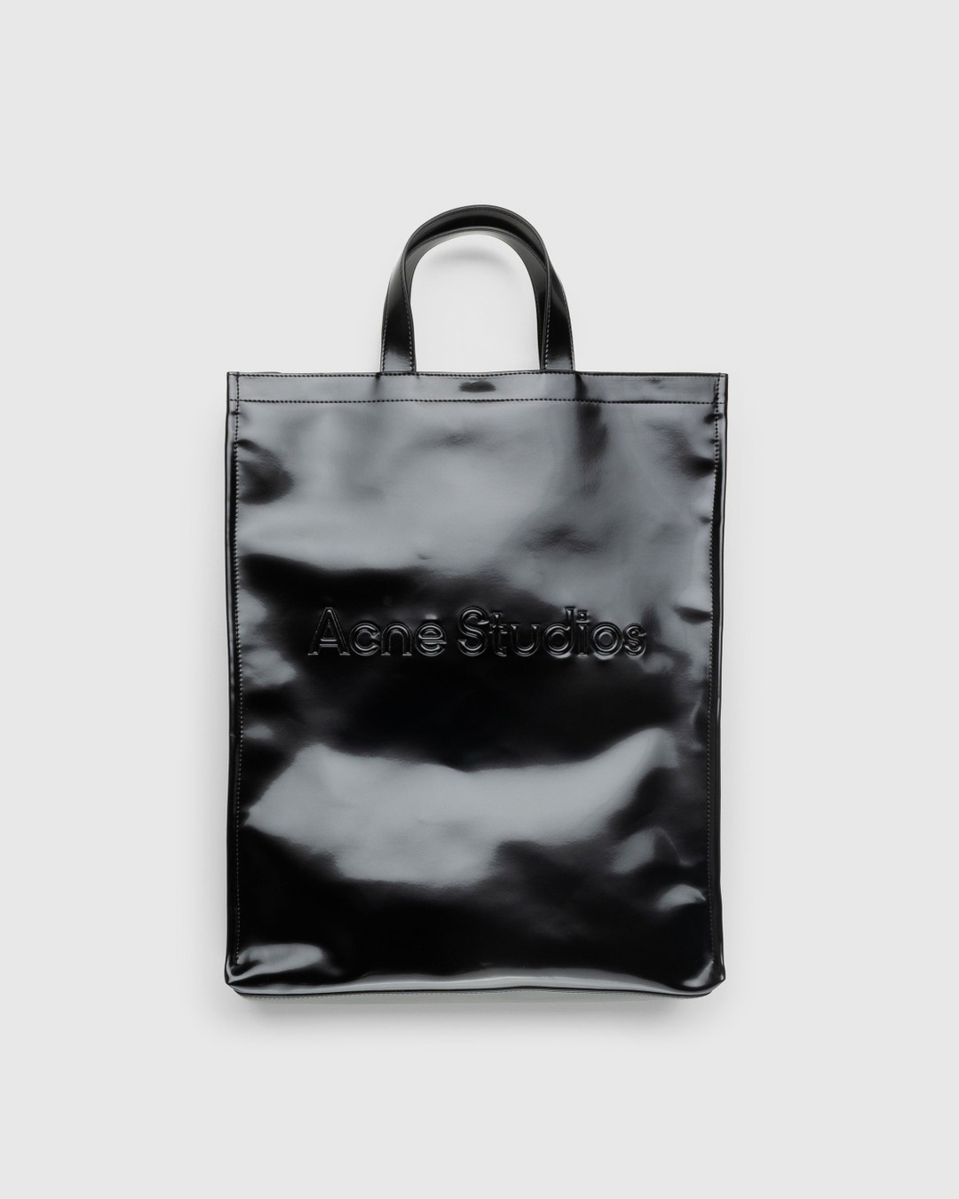 Acne Studios – Logo Tote Bag Black - Bags - Black - Image 1