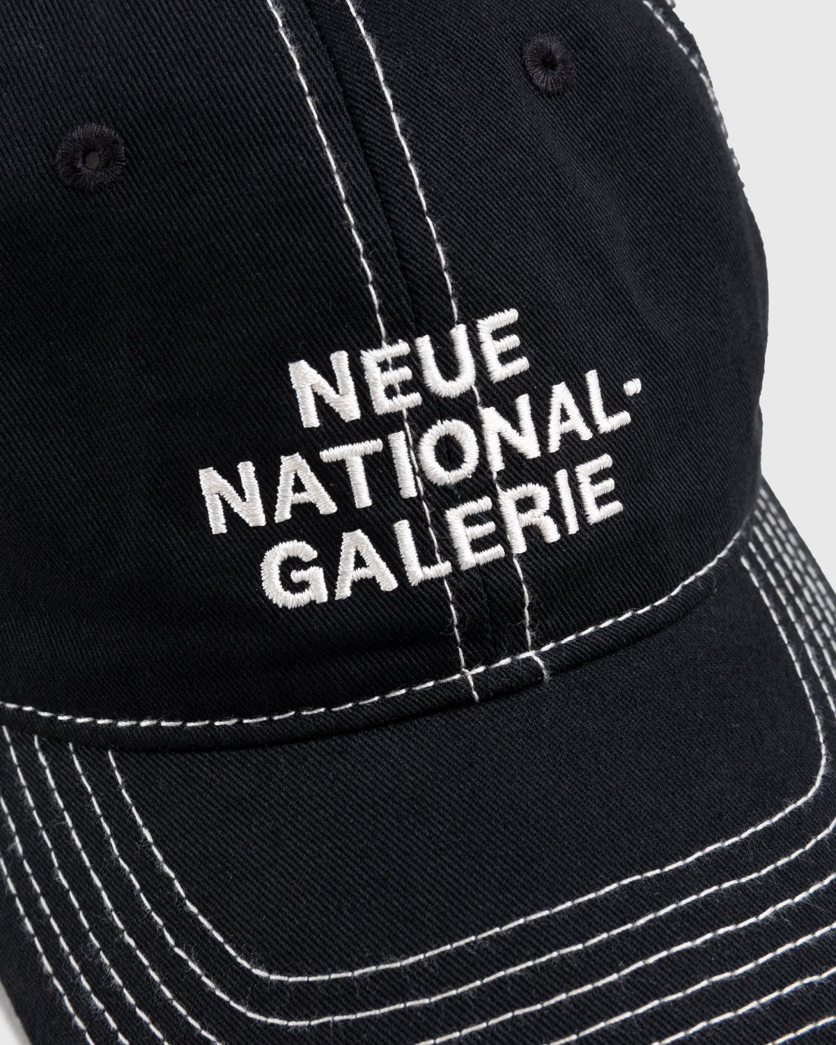 Neue Nationalgalerie x Highsnobiety – BERLIN, BERLIN 3 Cap Black - Hats - Black - Image 6