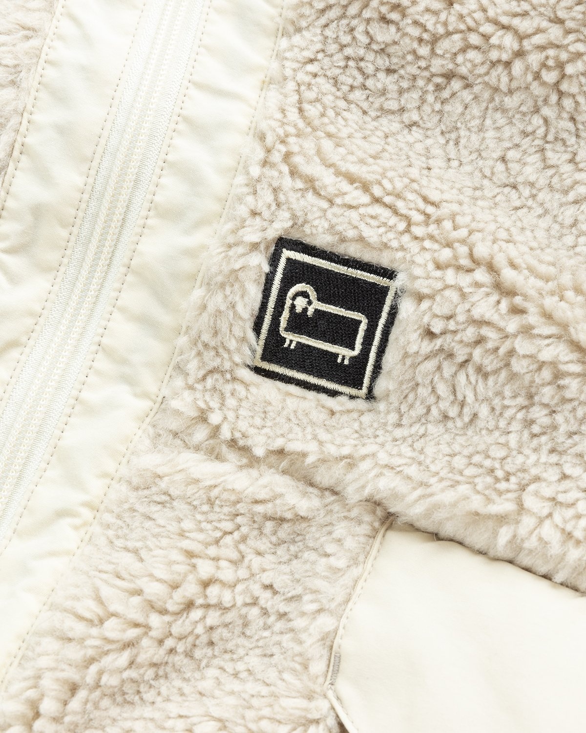 Woolrich – Terra Pile Jacket Ivory - Fleece - Beige - Image 7