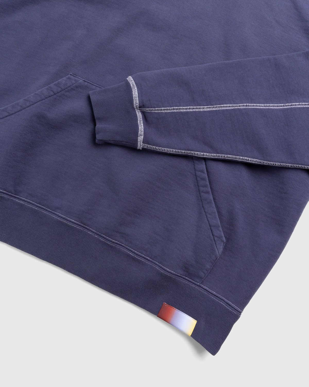 Highsnobiety – Garment Dyed Hoodie Navy - Hoodies - Blue - Image 6