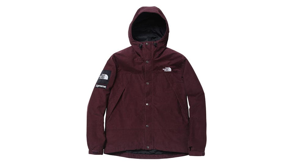 supreme x the north face history fw12