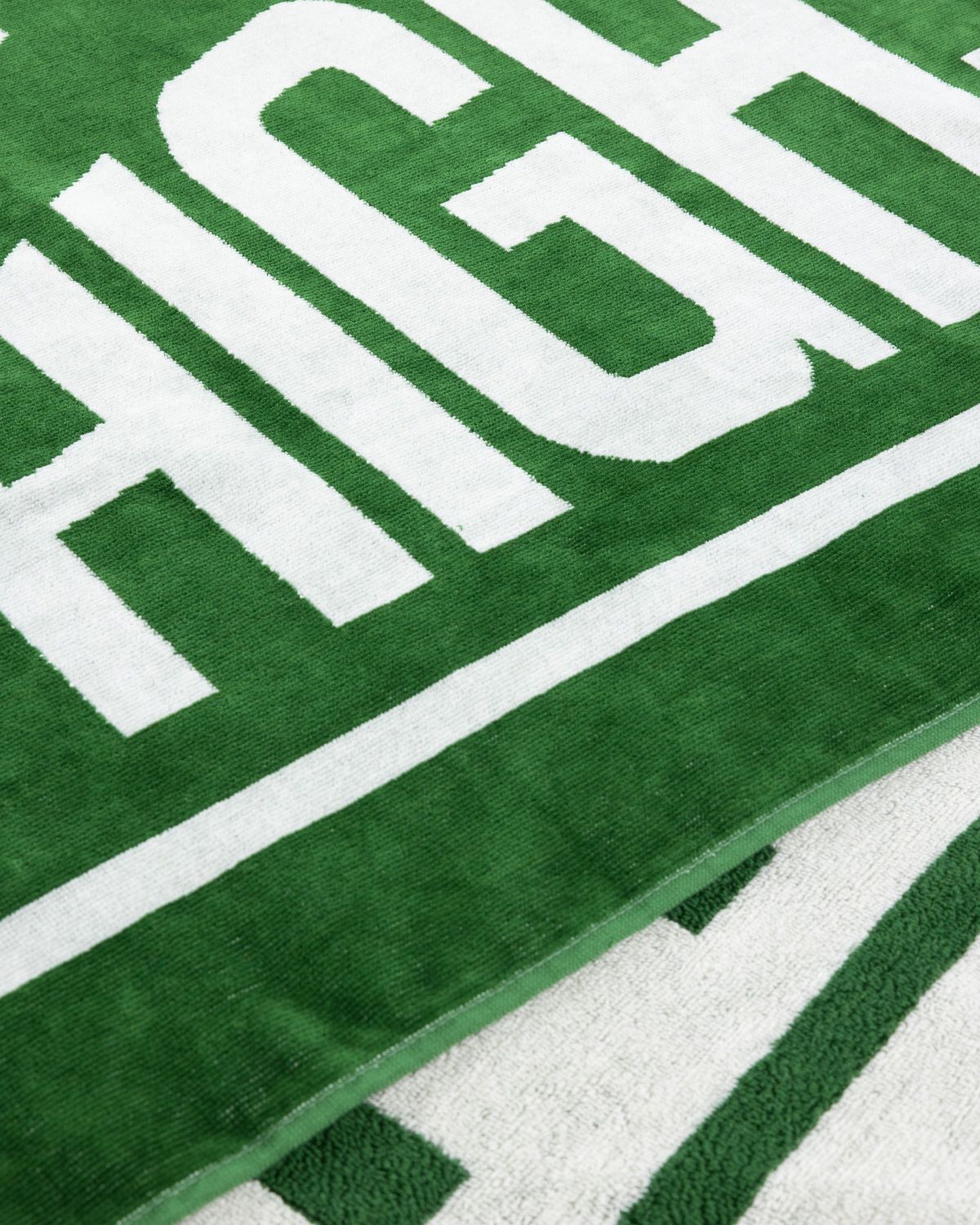 Vilebrequin x Highsnobiety – Logo Towel Sand - Towels - Green - Image 3