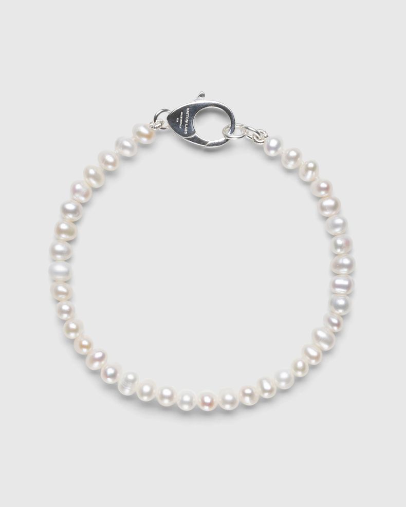 Mini Pearl Bracelet White