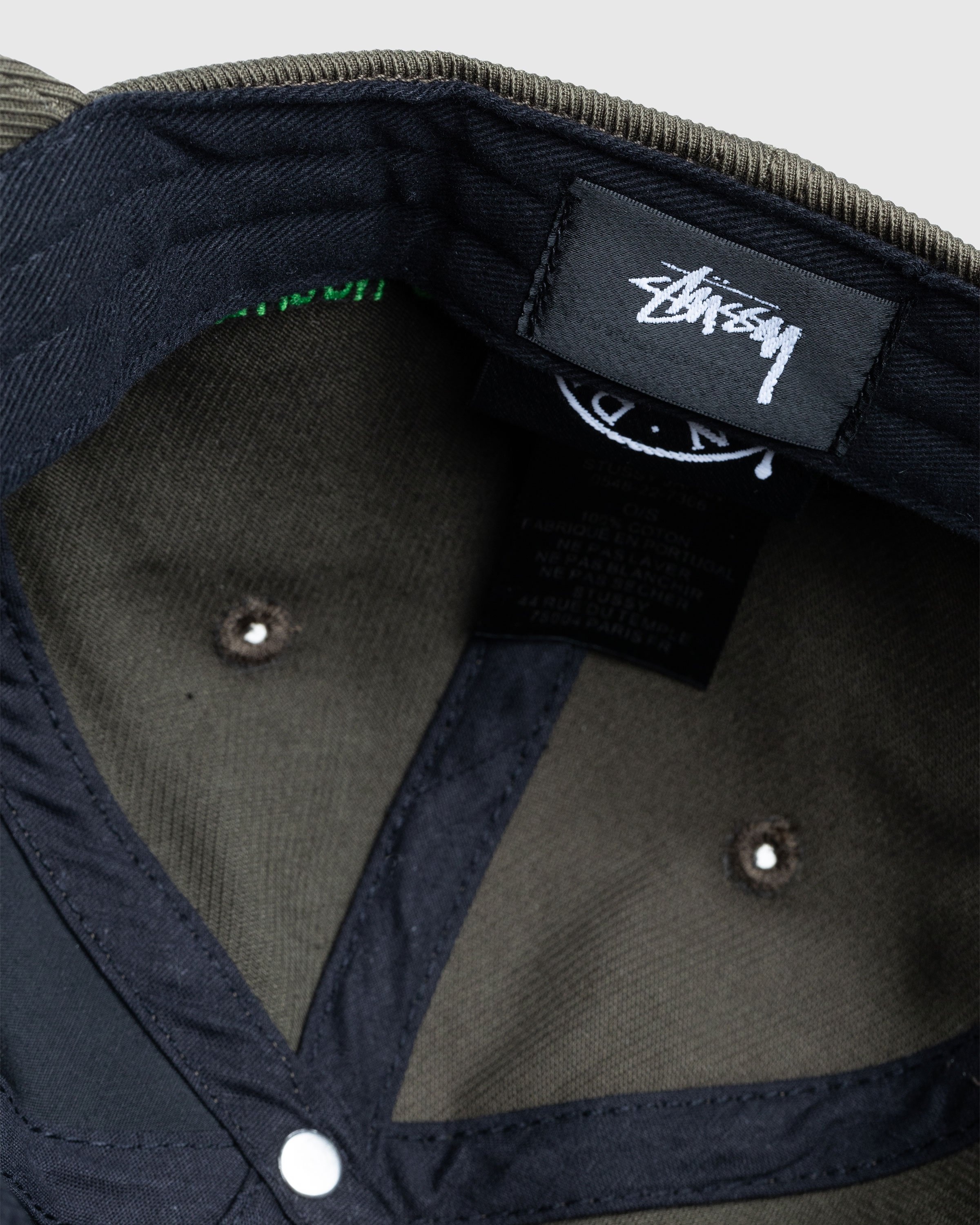 Stüssy x Dries van Noten – 8 Ball Patch Cap - Hats - Green - Image 5