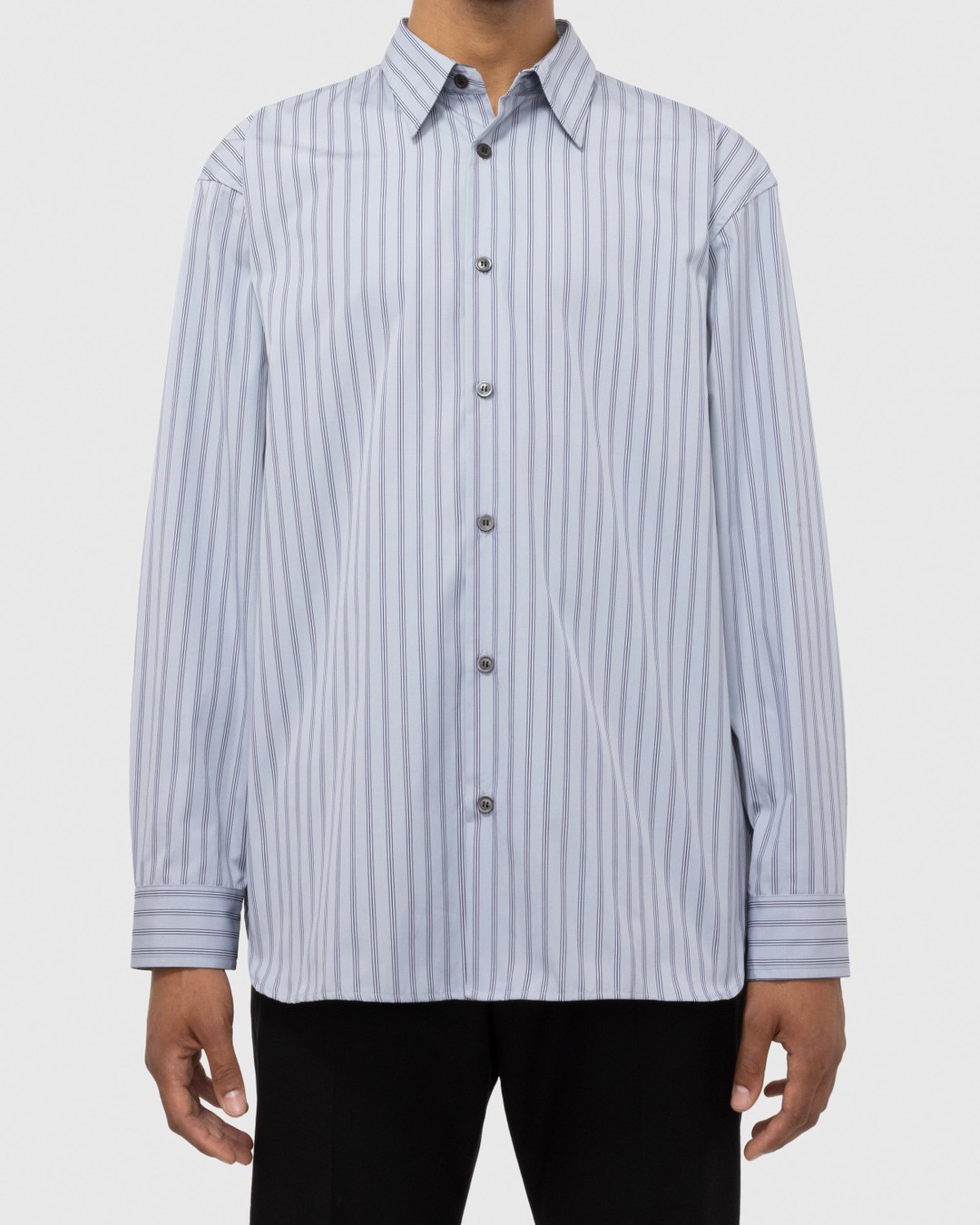Dries van Noten – Croom Shirt Blue - Shirts - Blue - Image 2