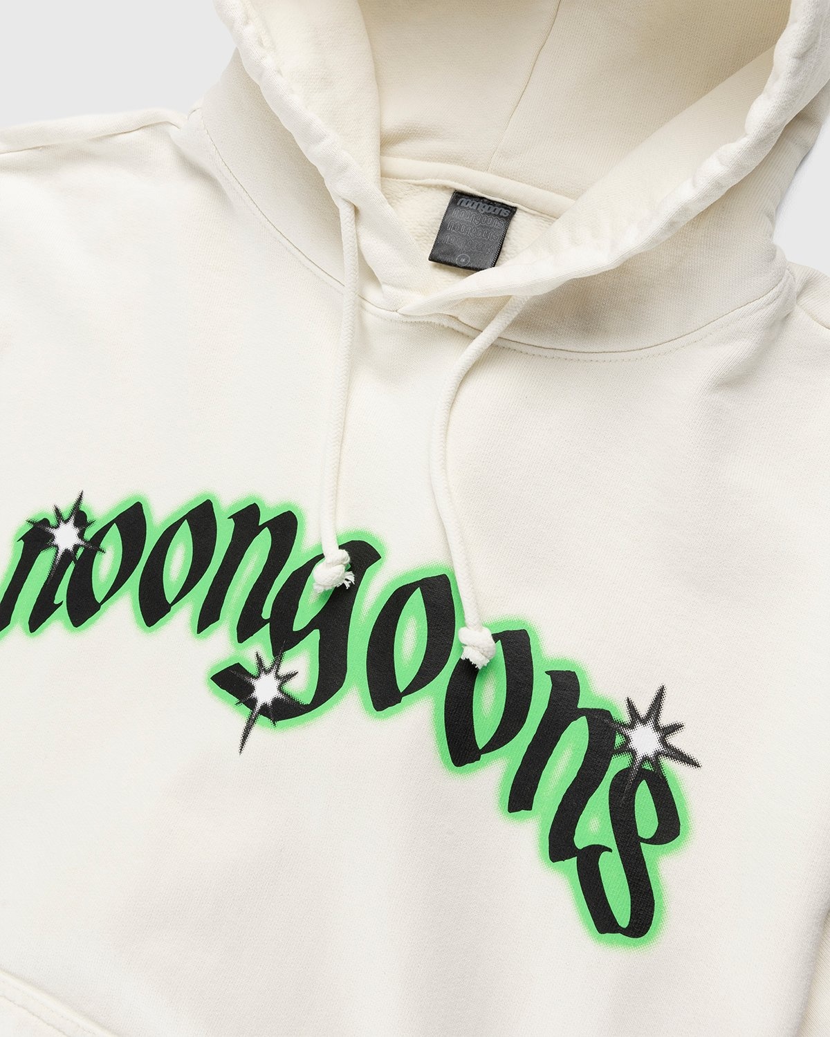Noon Goons – Pleasures Hoodie Bone White - Sweats - White - Image 5