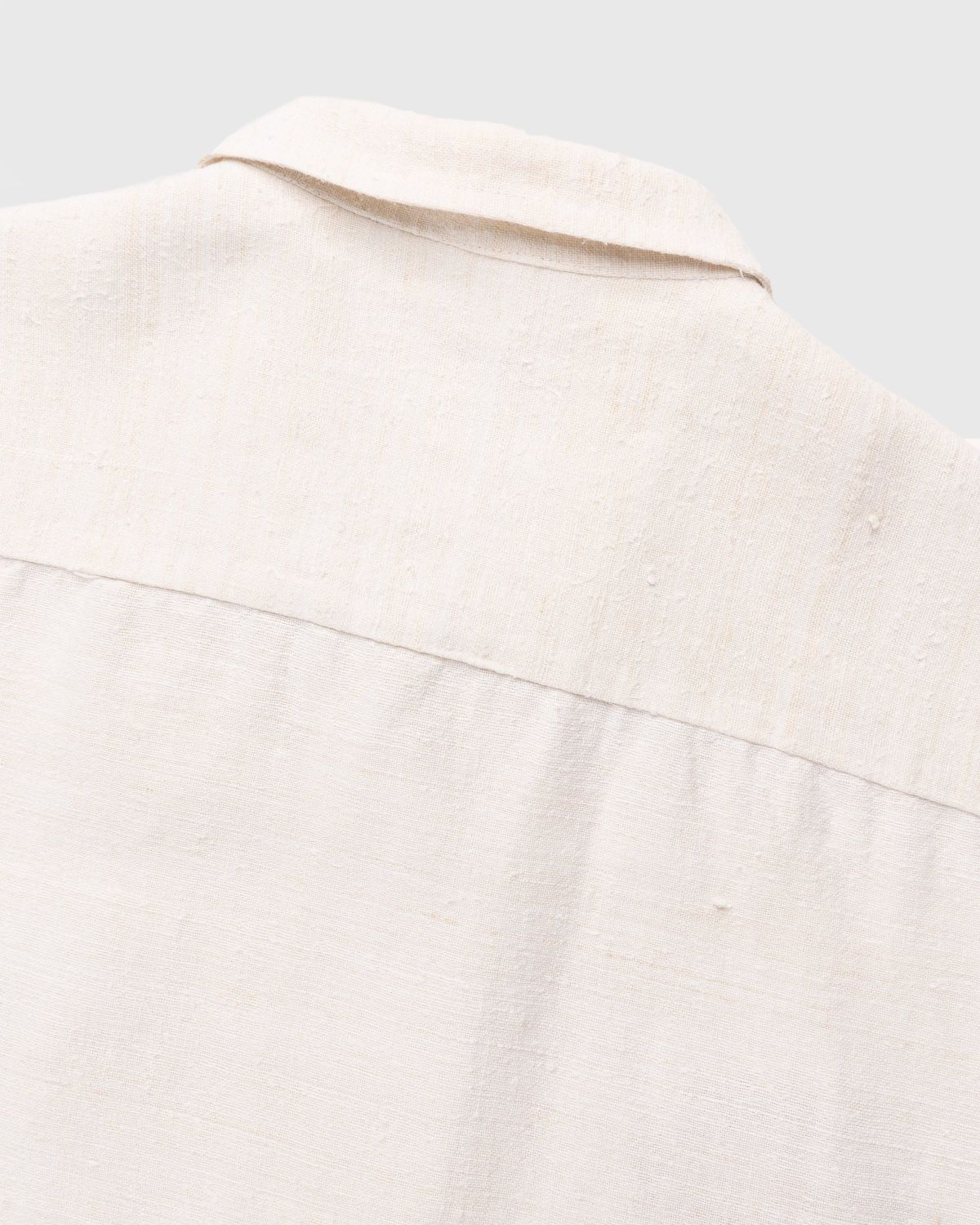 Diomene by Damir Doma – Embroidered Vacation Shirt Cream - Shortsleeve Shirts - White - Image 3