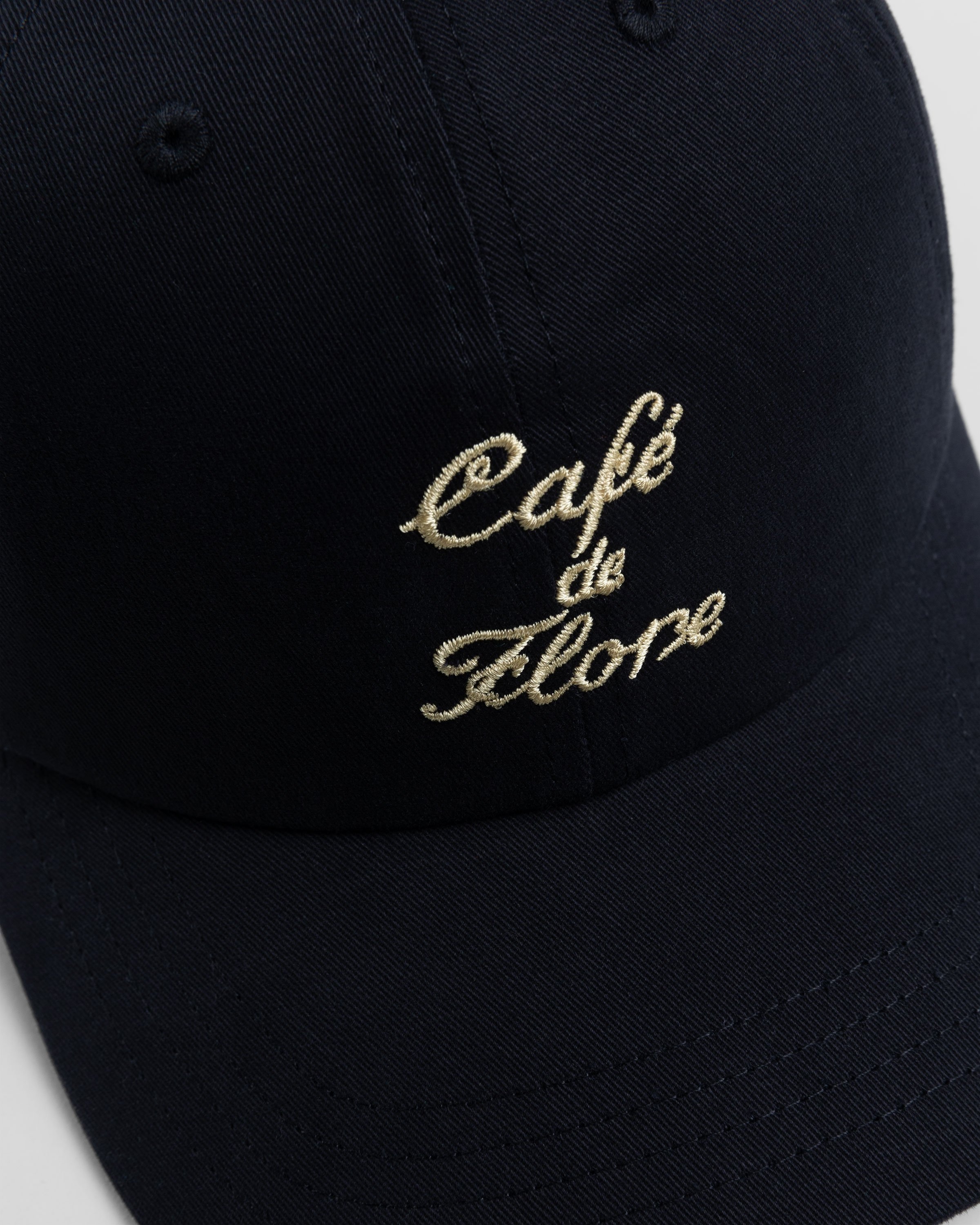 Café de Flore x Highsnobiety – Cap Black - Hats - Black - Image 4