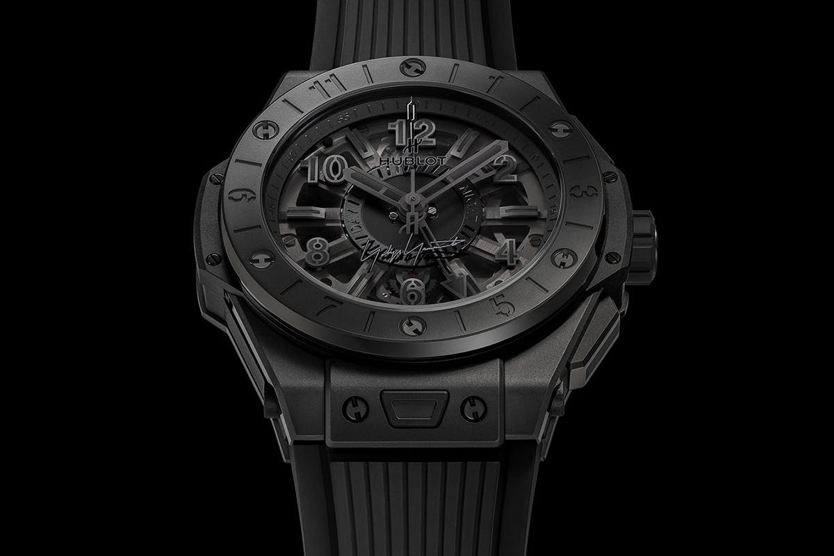 Yohji Yamamoto x Hublot Big Bang GMT All Black Watch