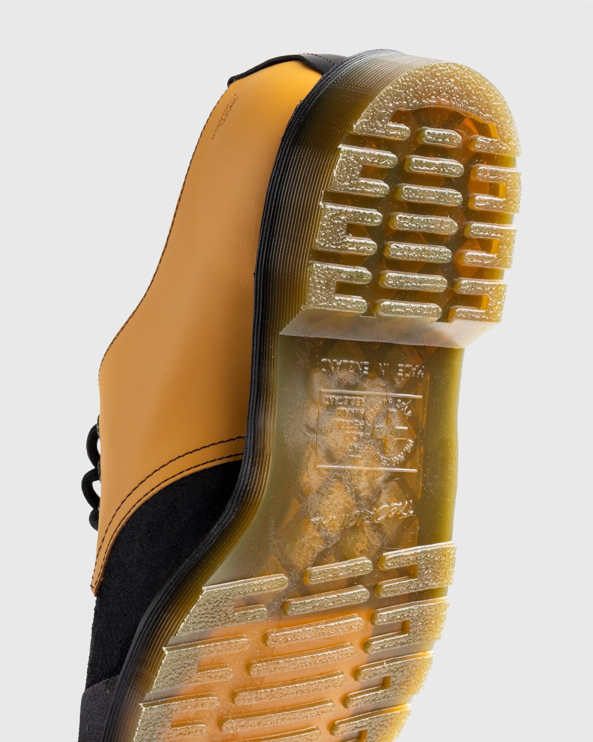 Dr. Martens – 1461 Reverse Black+Tan Smooth+Nappa - Shoes - Black - Image 6