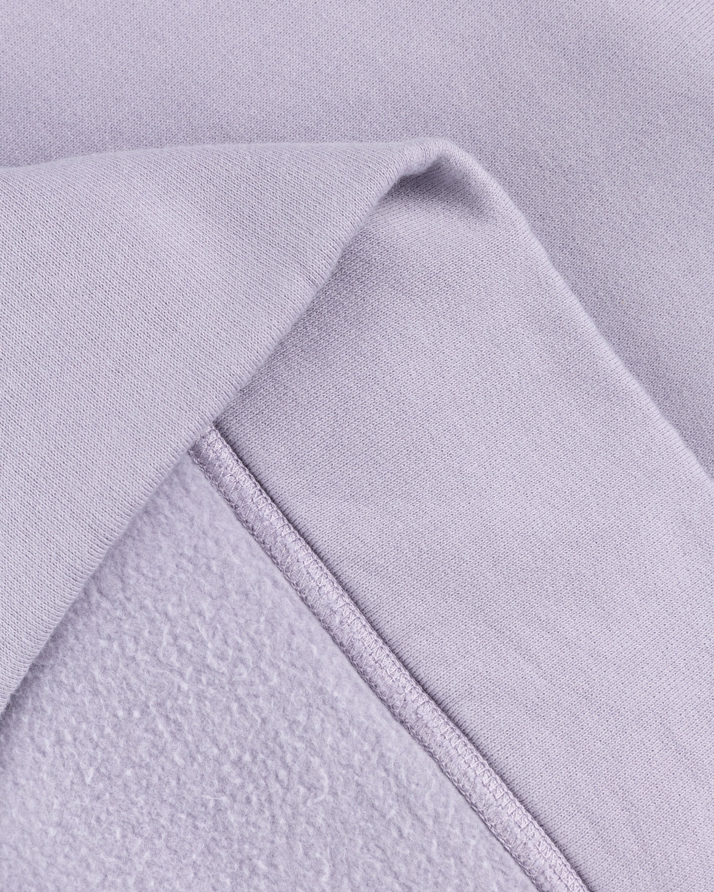 Winnie New York – Cotton Fleece Hoodie Lavender - Sweats - Purple - Image 6