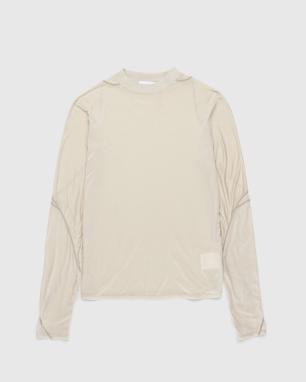 Post Archive Faction (PAF) – 5.0+ Longsleeve Right Oat - Longsleeves - Beige - Image 1