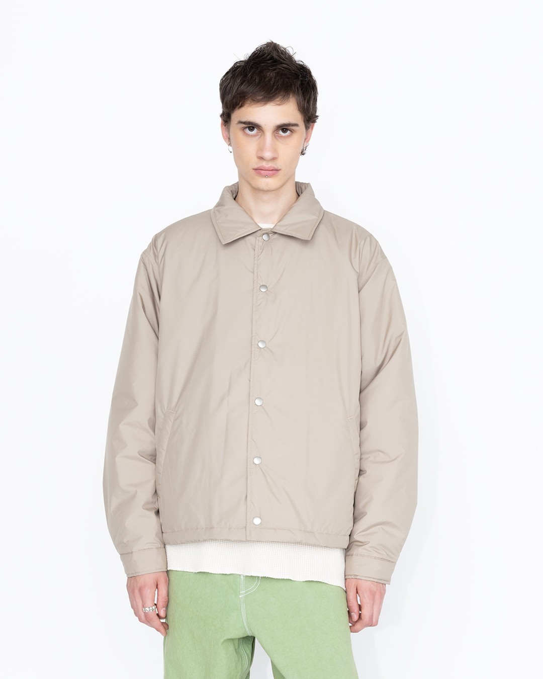 Highsnobiety HS05 – Light Insulated Eco-Poly Jacket Beige - Outerwear - Beige - Image 3